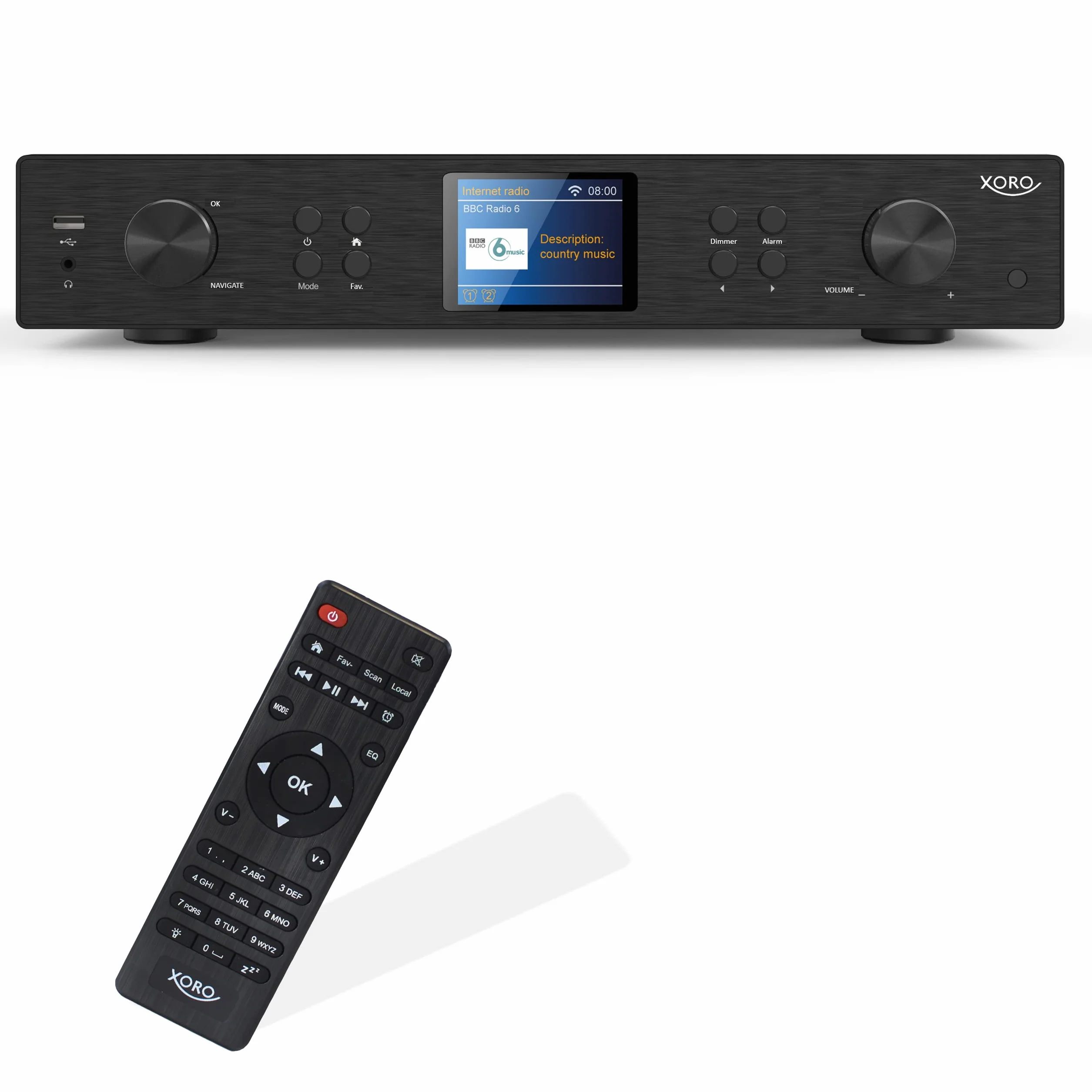 XORO HFT 440 Radio Internetowe DAB+ FM Wi-Fi Bluetooth SpotifyConnect HiFi