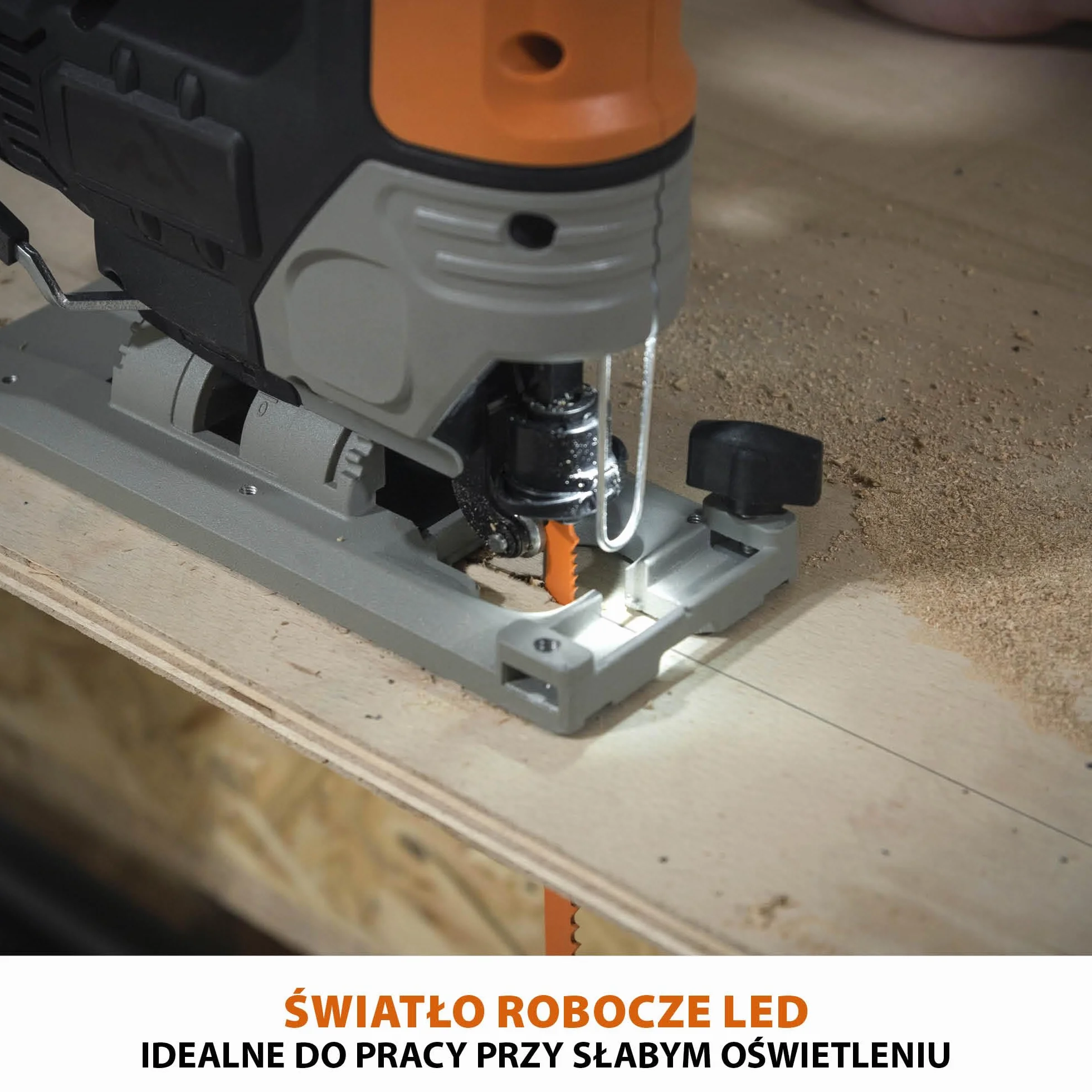 Evolution Power Tools Bezprzewodowa wyrzynarka R90JGS-Li z 5 tarczami