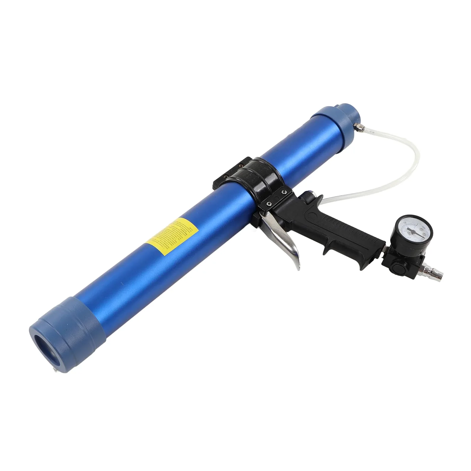 Fafeicy 1/4in Pneumatyczny Pistolet do Kleju do Szkła z Manometrem, z regulowaną prędkością, Narzędzie Uszczelniaczy 600 Ml Dekoracji Budynków Paneli Słonecznych