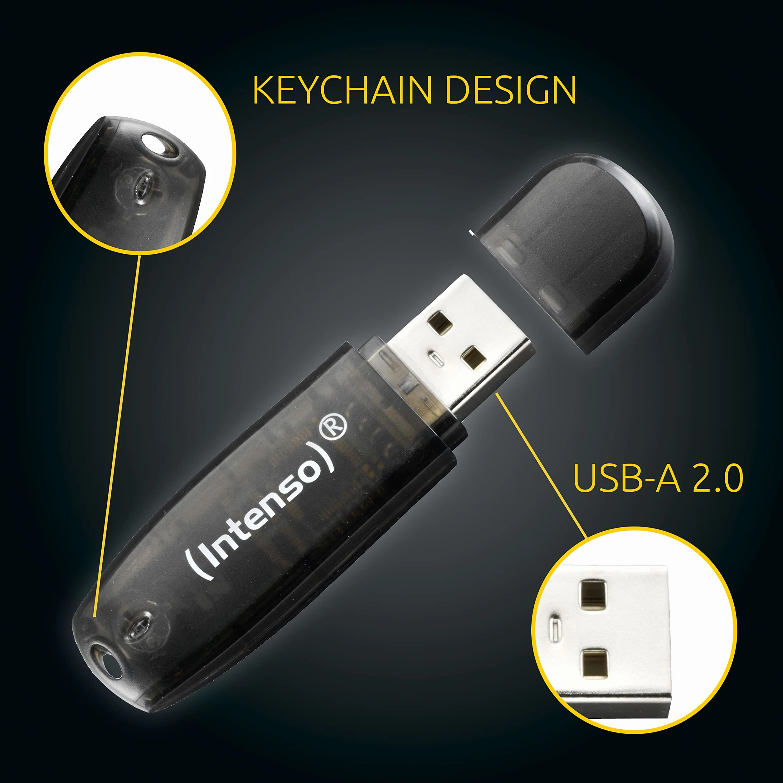 Intenso Rainbow Line 3 x 32 GB pamięć USB 2.0, żółta, czerwona i czarna