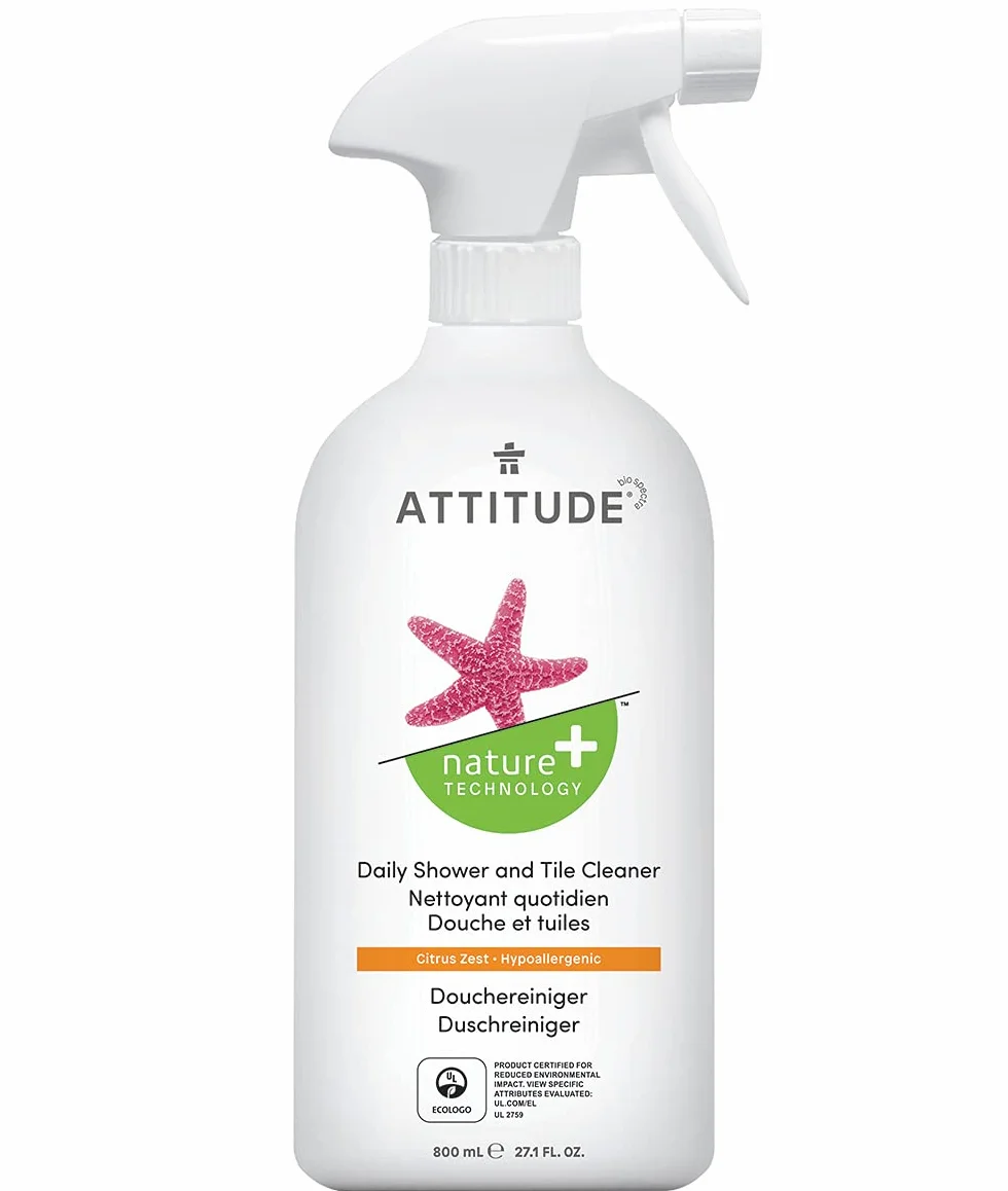 ATTITUDE Codzienny odkurzacz prysznicowy cytrusowy Zest