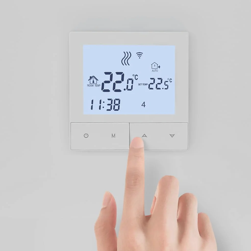Inteligentny termostat WIFI do ogrzewania domu ciepła podłoga elektryczna z czujnikiem regulator temperatury kotła gazowego OszczęDza Energię I Koszty Ogrzewania(TDS72-WIFI-WP)