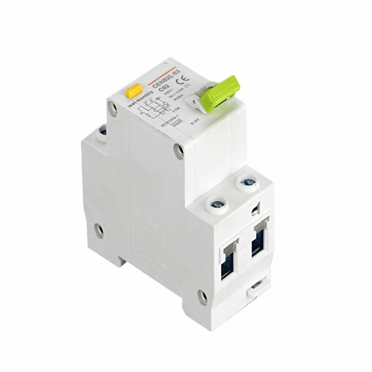 Wyłącznik automatyczny, Wyłącznik różnicowoprądowy różnicowoprądowy DPNL1P+N 10A16A 25A 32A 40A 50A 63A 230V~ 50HZ/60HZ(40A)