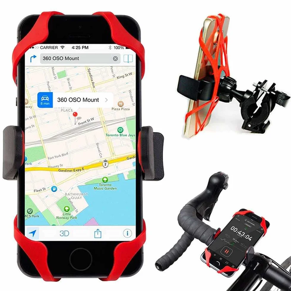 Ociodual 360° uniwersalny uchwyt na smartfon rower kierownica telefon MTB Bike uchwyt Holder