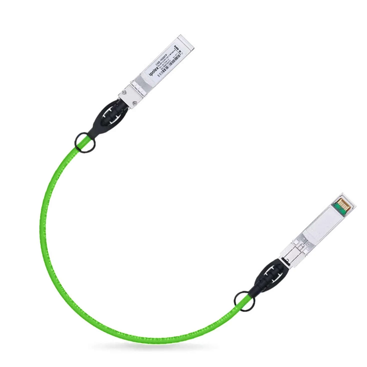 ipolex Kabel miedziany 10 G, SFP+ DAC, 10 GBASE-CU Direct Attach, 10 Gb/s, pasywny kabel Twinax kompatybilny z Cisco, Ubiquiti, Meraki, Microtik, Intel i innymi. 0,5 metra