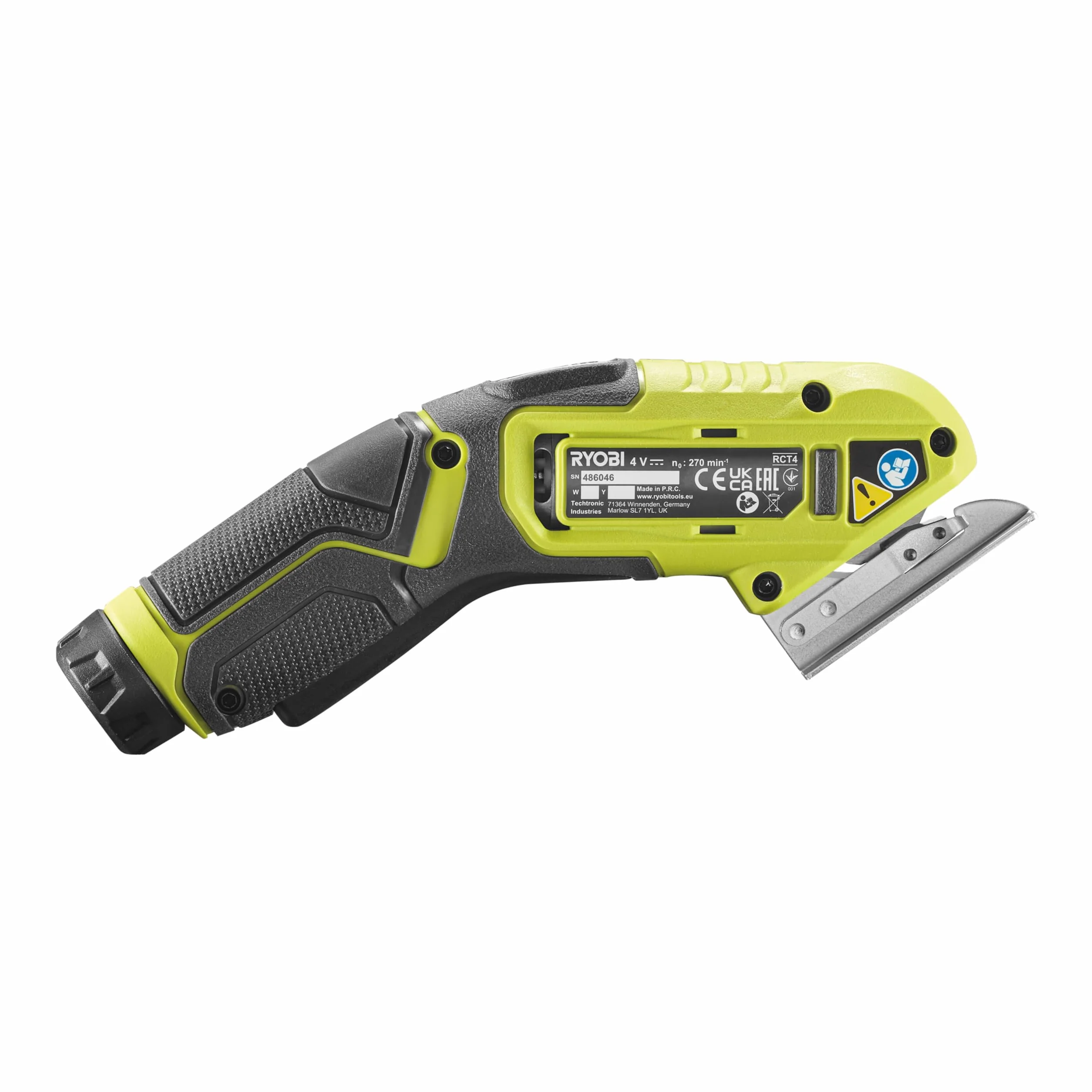 RYOBI Mini piła litowa USB 4V - dostarczana z 1 ostrzem 38 mm (sprzedawana bez baterii) - RCT4-0