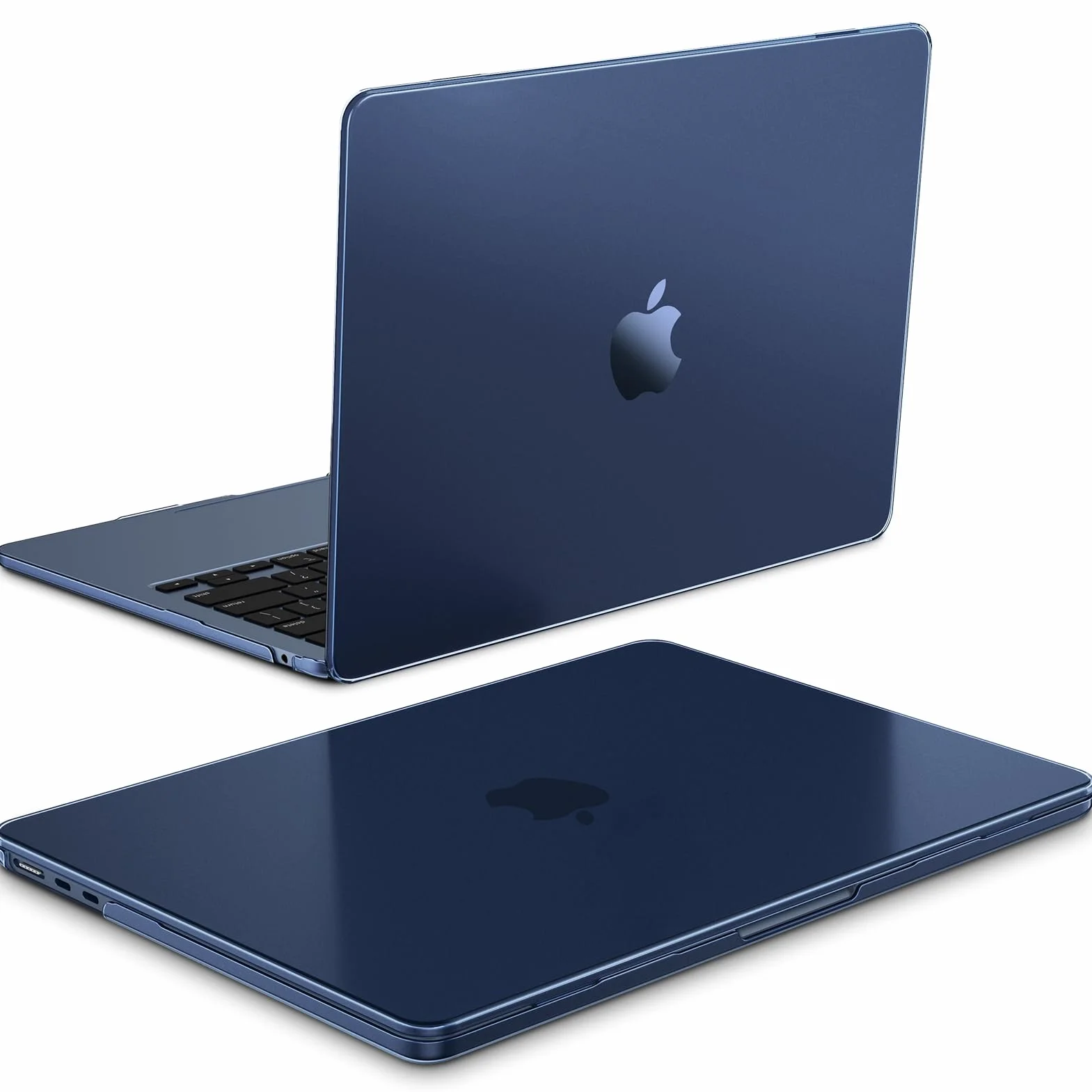 Fintie Pokrowiec kompatybilny z MacBook Air 13,6 cala M4 M3 M2 A3240 A3113 A2681 (2025-2022), [100% Odpowiada oficjalnemu kolorowi] Premium ultracienka matowa twarda okładka ochronna, Mitternacht