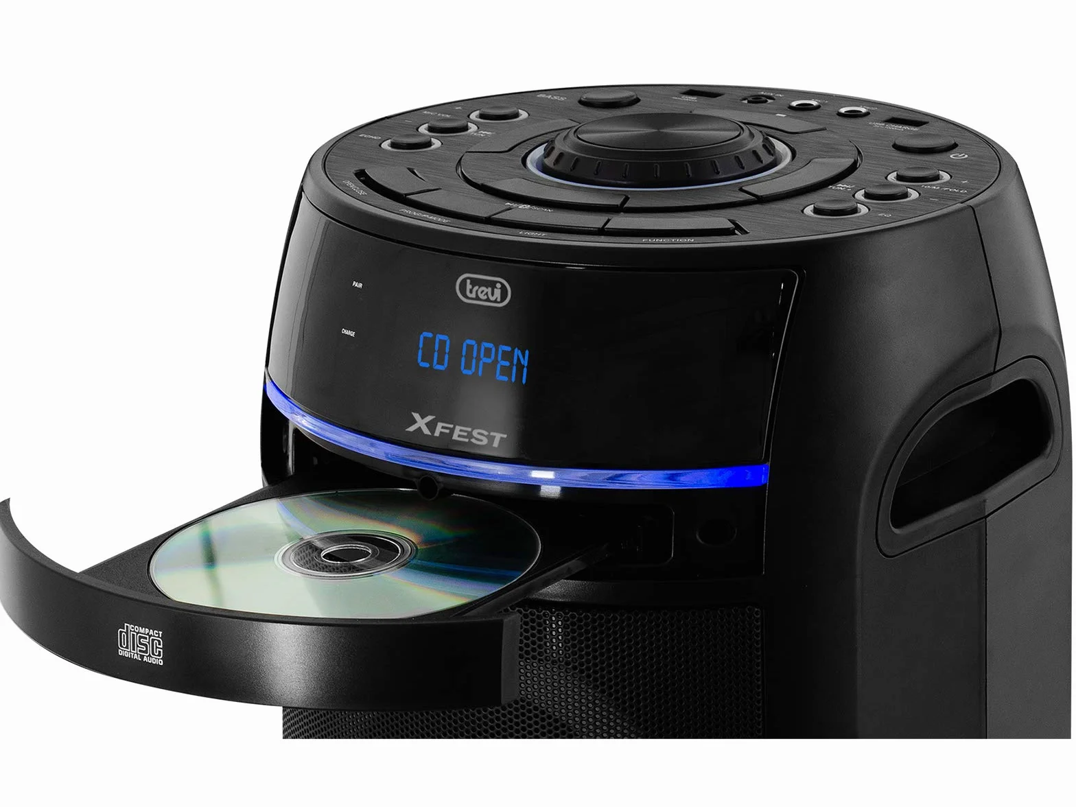 Trevi XFest Wzmocniony głośnik 90W Mp3 USB MicroSD AUX