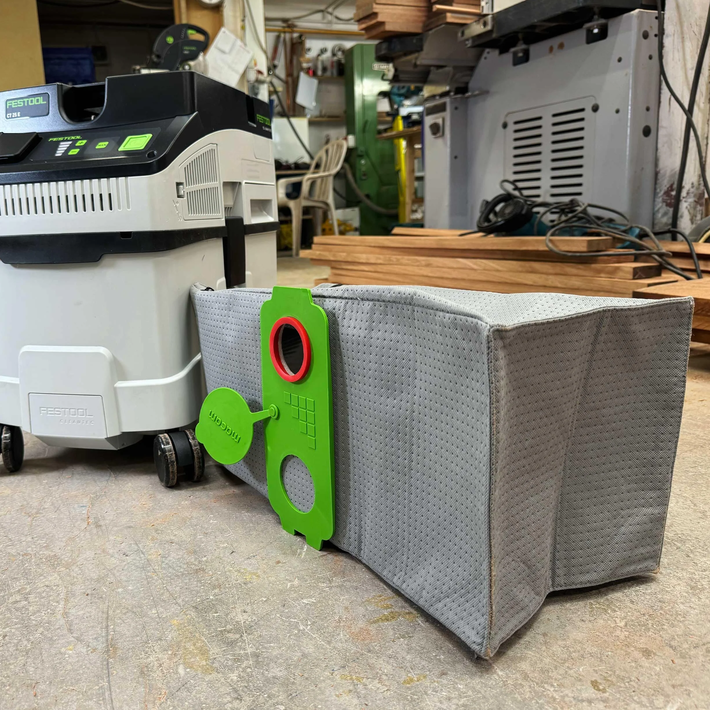 Worek filtrujący wielokrotnego użytku kompatybilny z odkurzaczami Festool Mini Midi CT 15 i CT 25 (CT 25 E)