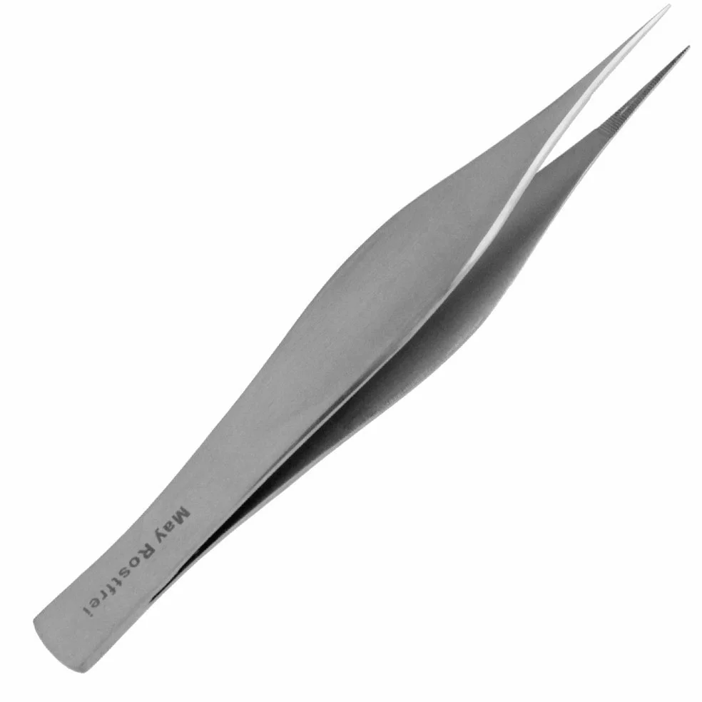 May - Zestaw 10 x pęseta techniczna - prosta i cienka końcówka - długość 11,5 cm - modelarstwo pęseta - pęseta dla elektryków - pęseta przemysłowa - stal szlachetna