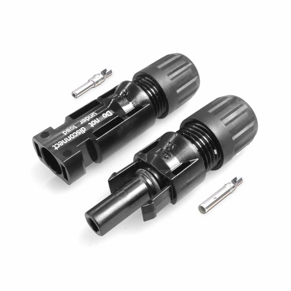 Stäubli 5 par wtyków MC4 - gniazdo + wtyczka 4-6 mm² typ 4 PV-KBT4/6I 5 par 4 mm² - 6 mm², miedź | Złącza PV-KBT4/6I do fotowoltaiki, klasa szczelności IP67, system Snap-in, miedź cynkowana, napięcie do 1000V