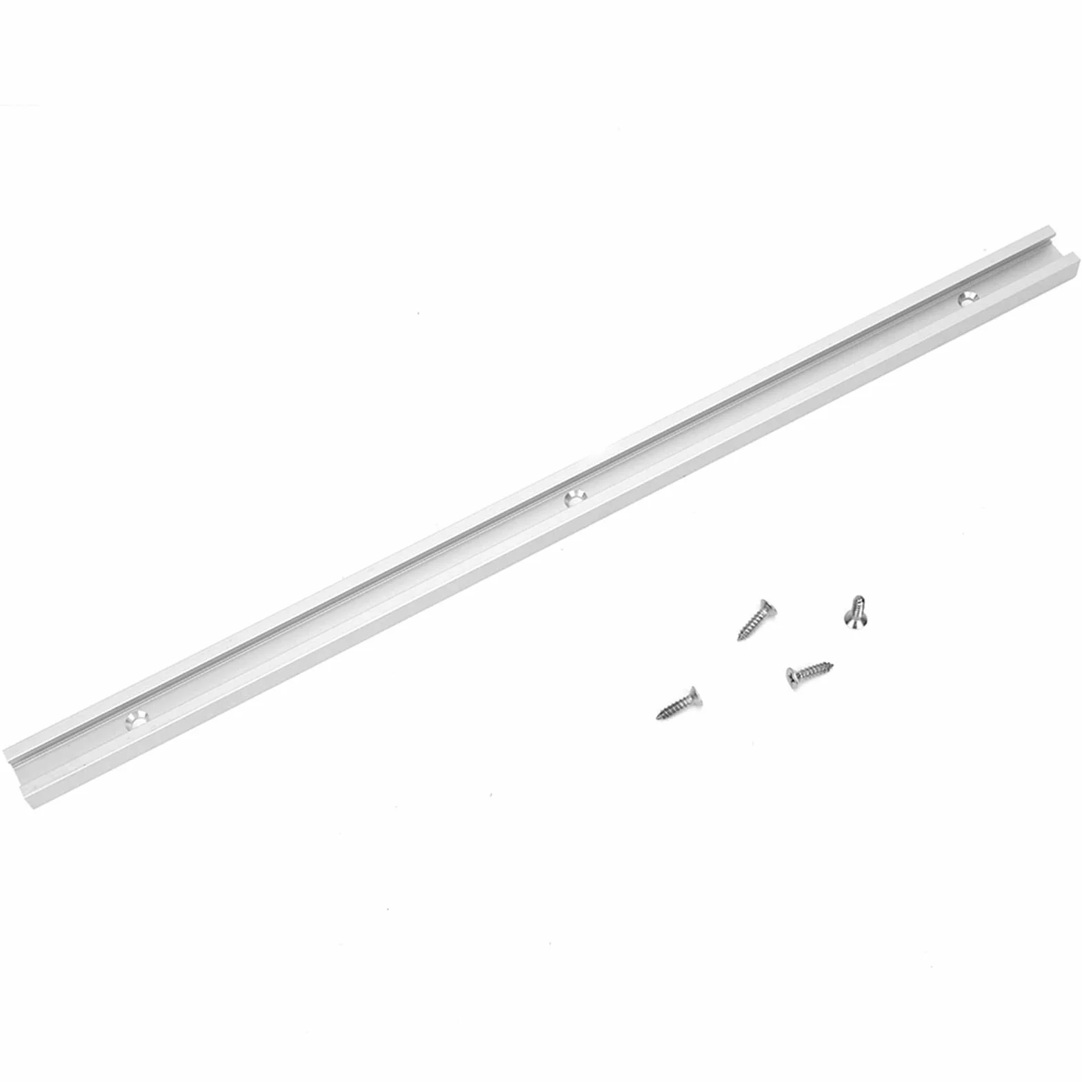 Płyta ślizgowa ze Stopu Aluminium T Tor 800 Mm T Tor Szczelinowy T Płyta ślizgowa Szczelinowa, ze śrubami ze Stali Nierdzewnej Piły Taśmowe do Routerów Prasy Wiertnicze Sklep(0.5m T slot)