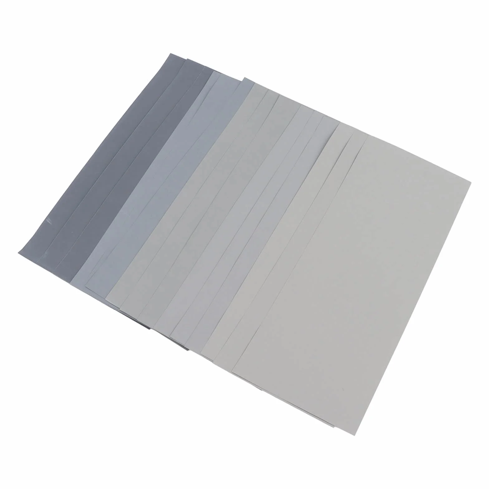 Papier ścierny, 15 szt. Zestaw Papierów ściernych 2000 3000 5000 7000 10000 Arkusze Papieru ściernego, Zestaw Asortymentowy Papieru ściernego z Węglika Krzemu do Rzemiosła