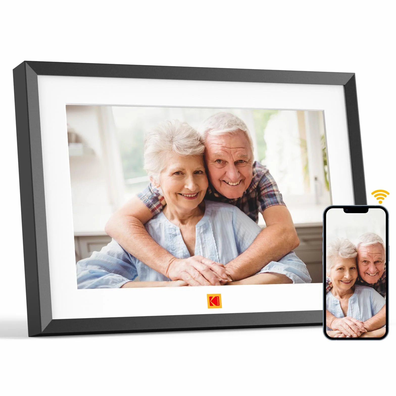 KODAK Cyfrowa ramka na zdjęcia 10 cali 32 GB WiFi HD IPS LCD ekran dotykowy