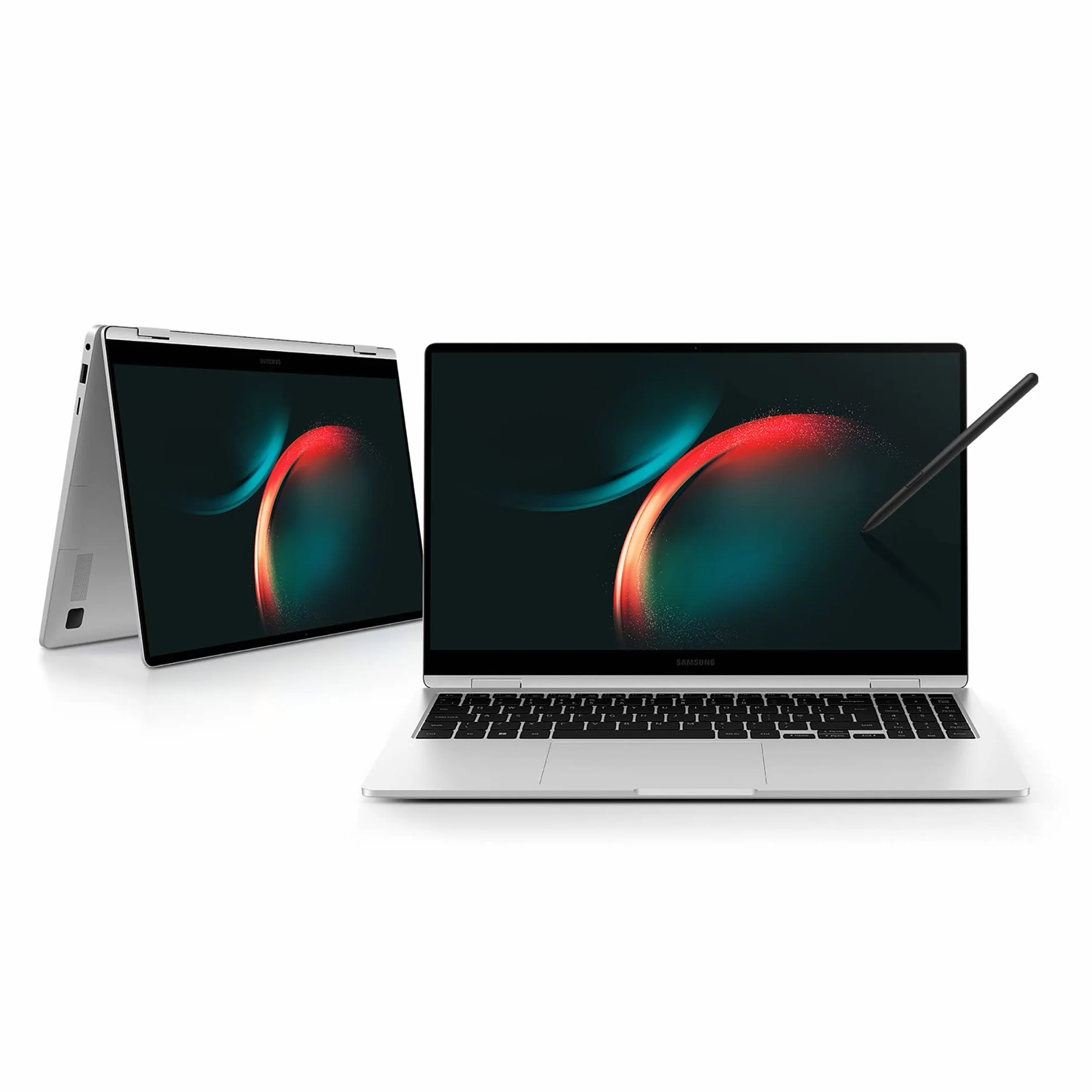 Samsung Galaxy Book3 360 NP750QFG-KB1FR Laptop, Intel Core i7, 16 GB RAM, 512 GB SSD, Intel Xe Graphics, Windows 11 Home, AZERTY, Szary, 15,6''