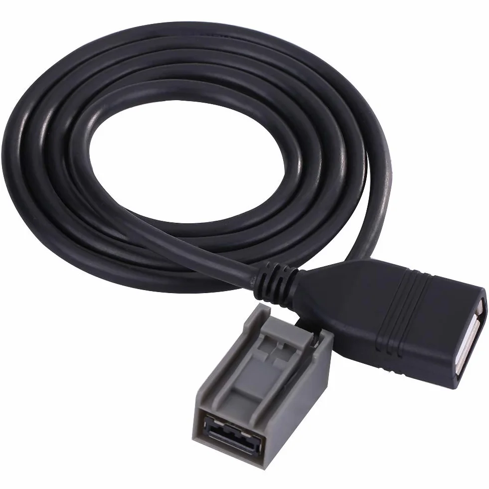 Akcesoria samochodowe MDI AMI kabel AUX 2.0 USB muzyka adapter interfejsu audio 60cm MP3 WMA kabel do ładowania przedłużacz do 2009 r