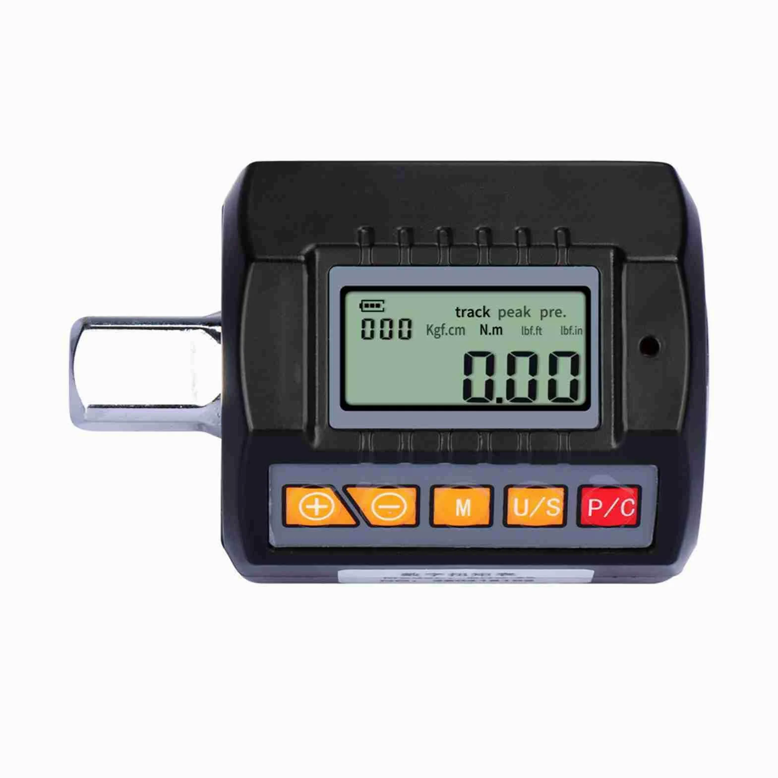 Regulowany cyfrowy klucz dynamometryczny z wyświetlaczem LCD, napęd 1/2, 1/4, 3/8 cala, profesjonalny miernik elektroniczny do naprawy rowerów i samochodów (200Nm)