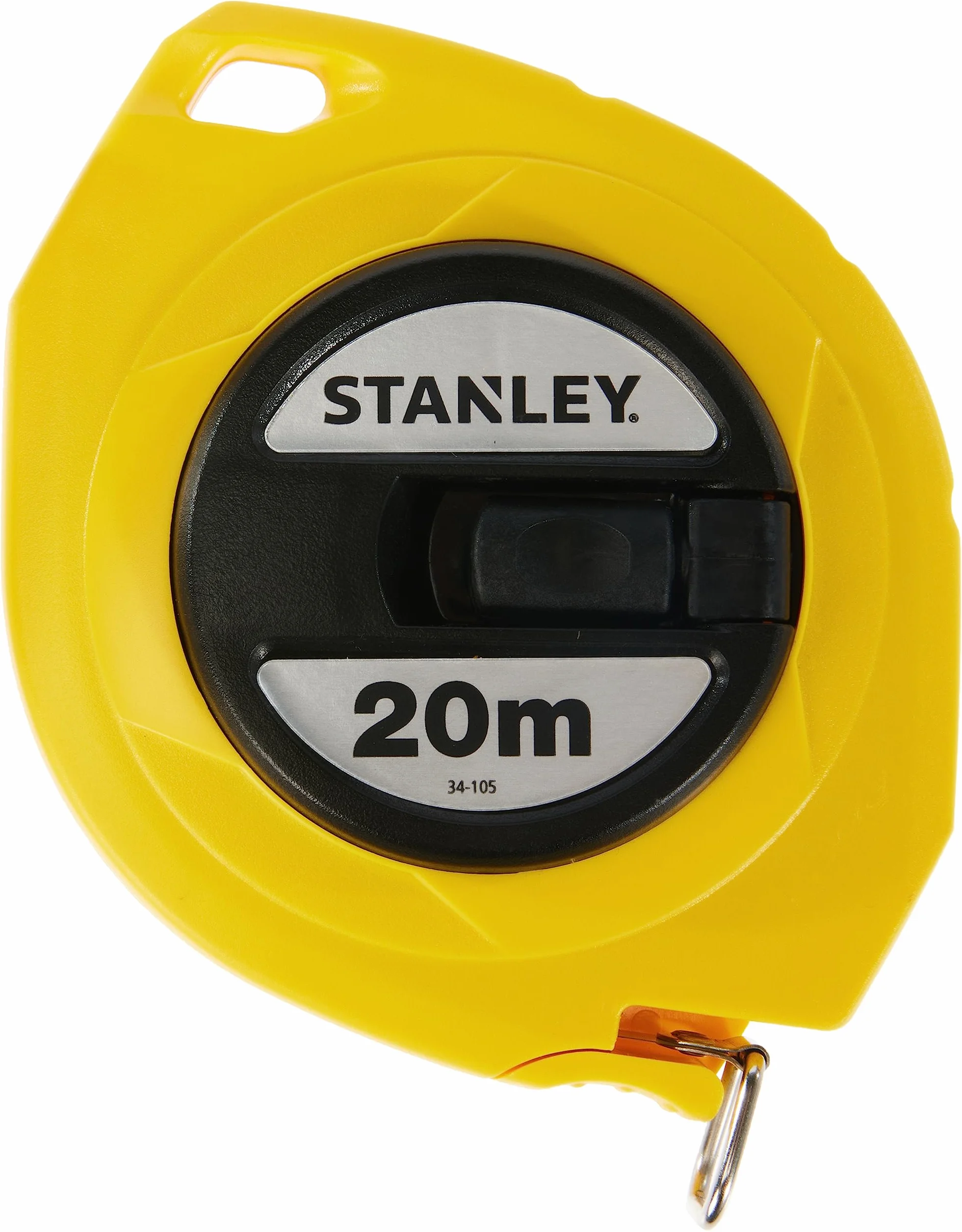 Stanley Ta ma miernicza do kapsli standardowa stal (d ugo 20 m, ta ma stalowa z polimerow warstw ochronn, tworzywo sztuczne ABS) 0-34-105