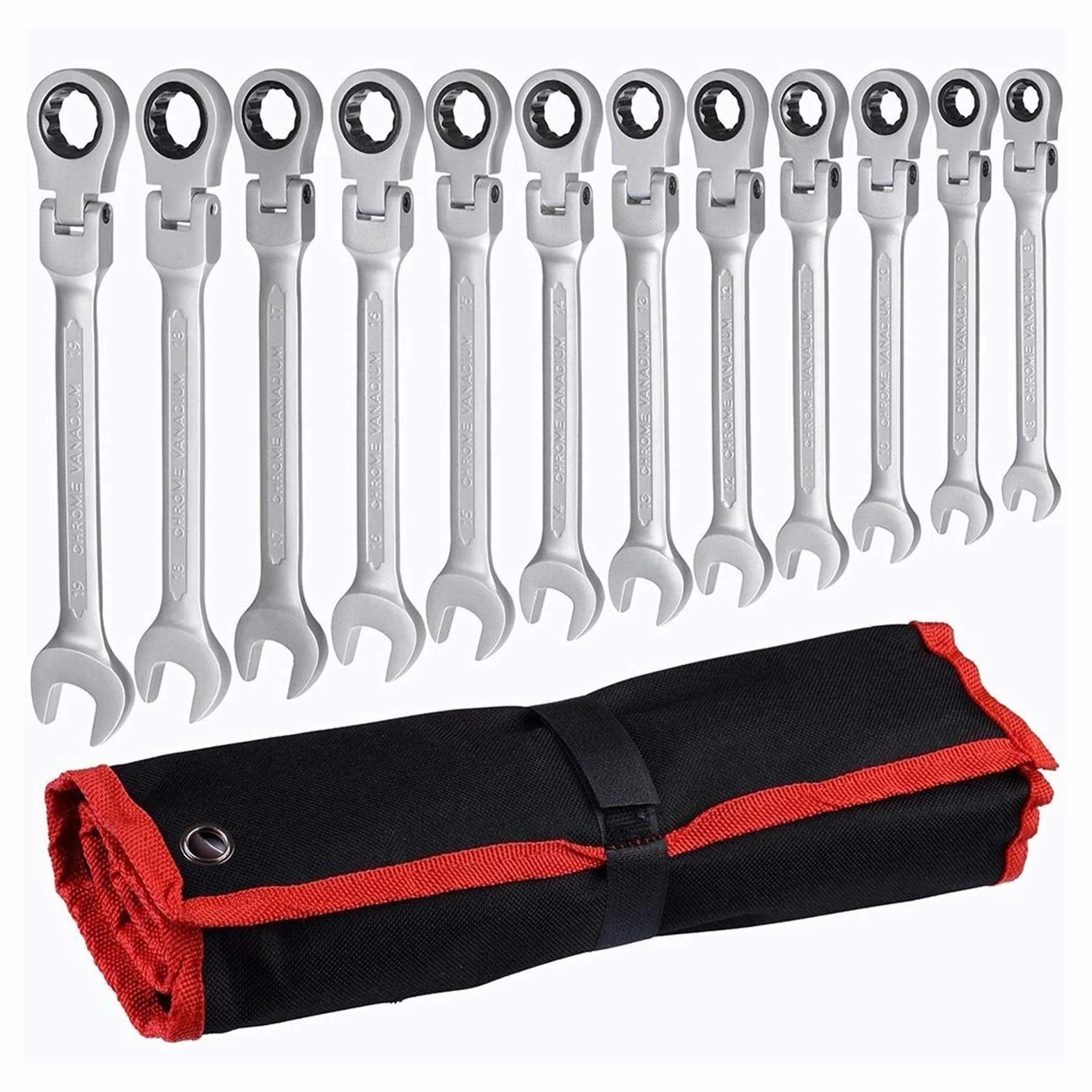 Zestawy kluczy płaskich, klucz 1 szt. Zestaw kluczy Klucz Multitool Klucz grzechotkowy Zestaw narzędzi Zestaw kluczy Uniwersalne narzędzie Narzędzia do naprawy samochodów (kolor: 7 szt.)