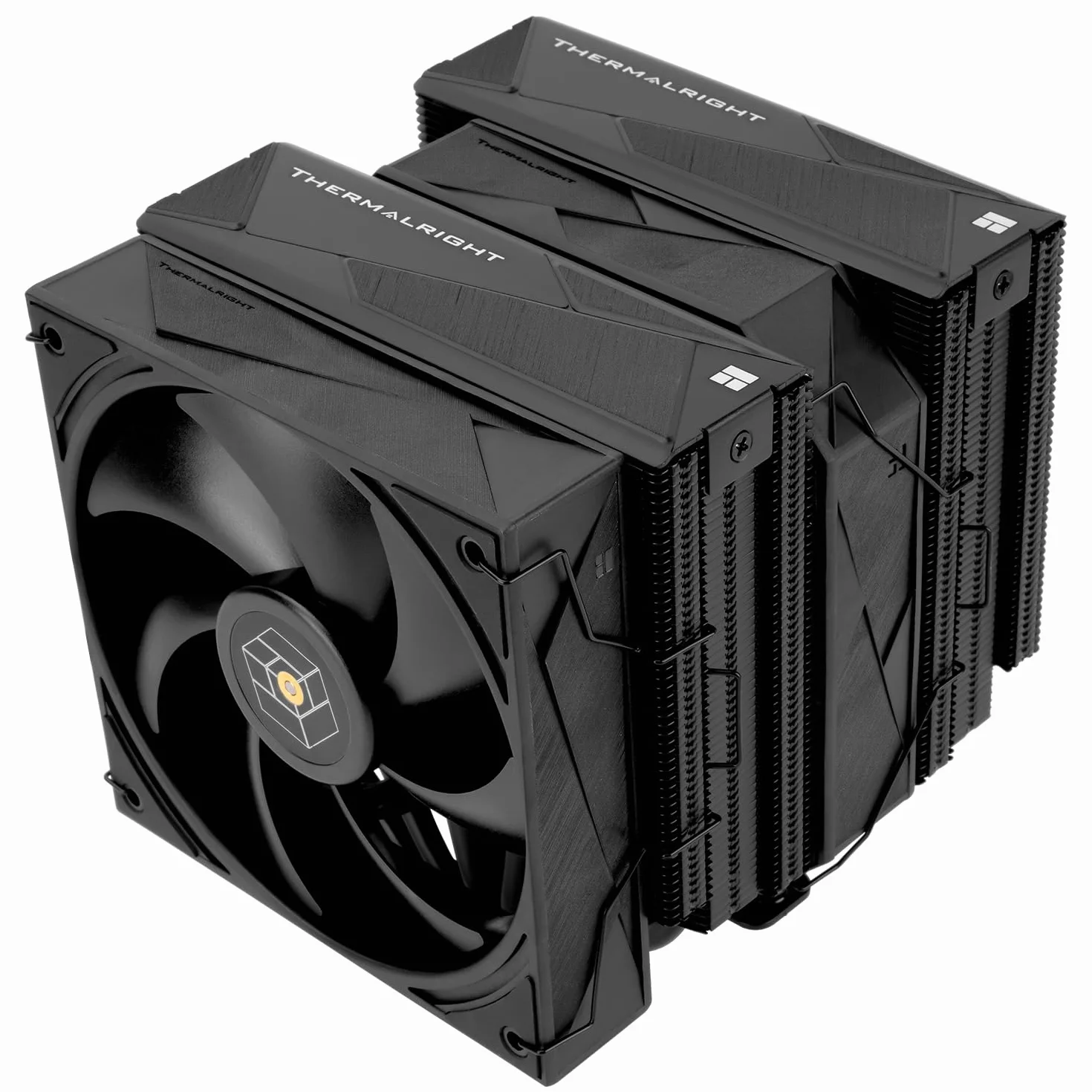 Thermalright Royal Pretor 130 Black chłodziarka powietrzna CPU, komputerowa chłodnica z podwójną wieżą, 6 rurek ciepła, chłodzenie CPU, wentylator Dual-PWM, wysokowydajna chłodnica PC, do AM4/AM5