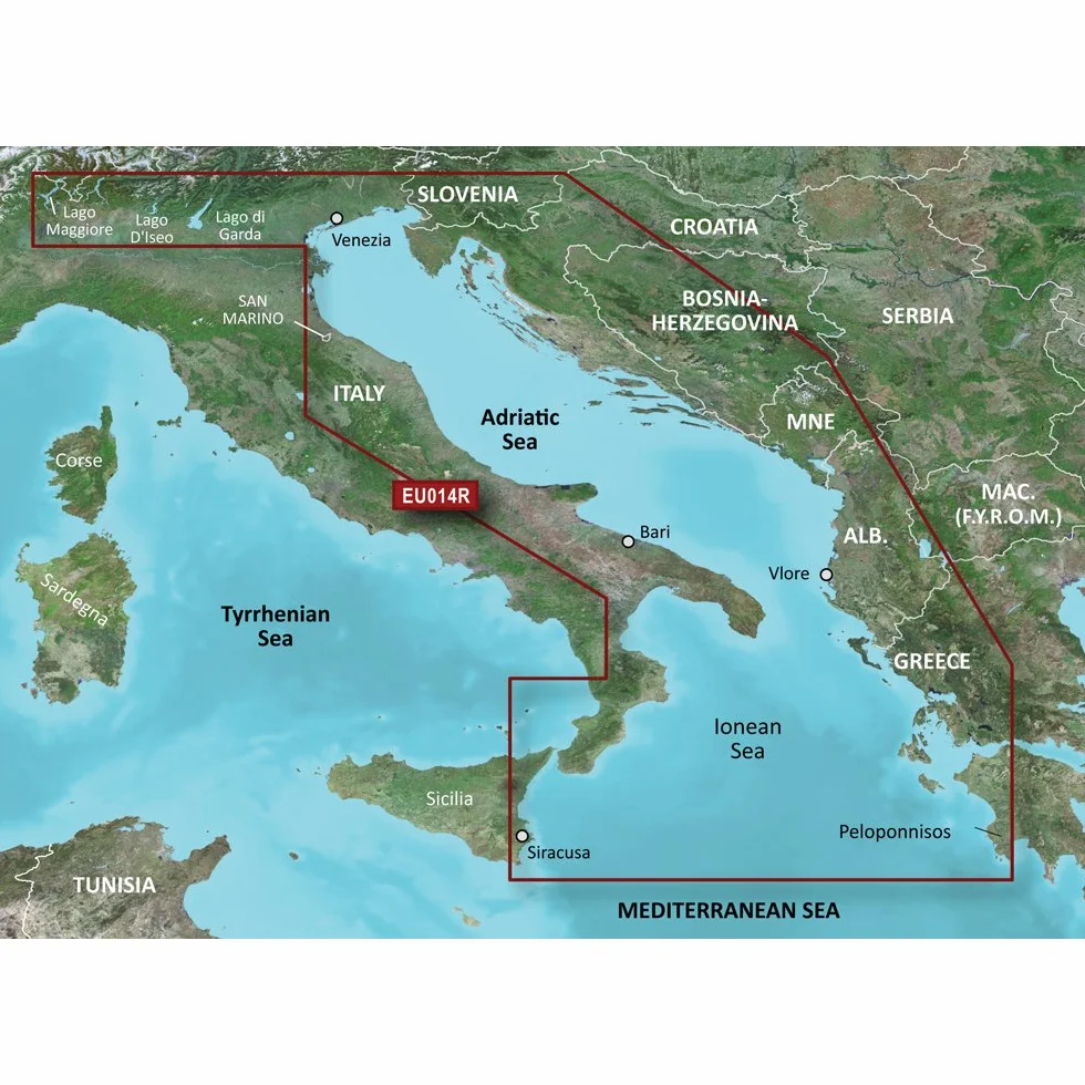 Garmin Bluechart g2 Vision microSD/SD Adria VEU014R