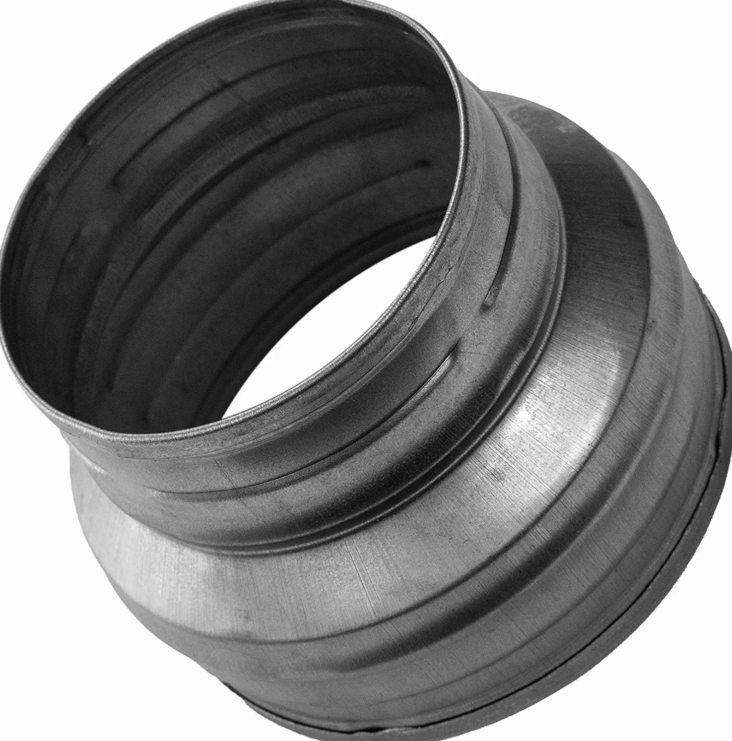 Vent Systems Adapter redukcyjny rury 160 mm do 125 mm – złącze redukcyjne do systemów wentylacji HVAC, rury wentylacyjnej, rury wylotowej, łącznika klimatyzacji – redukcja rury okrągłej/redukcja