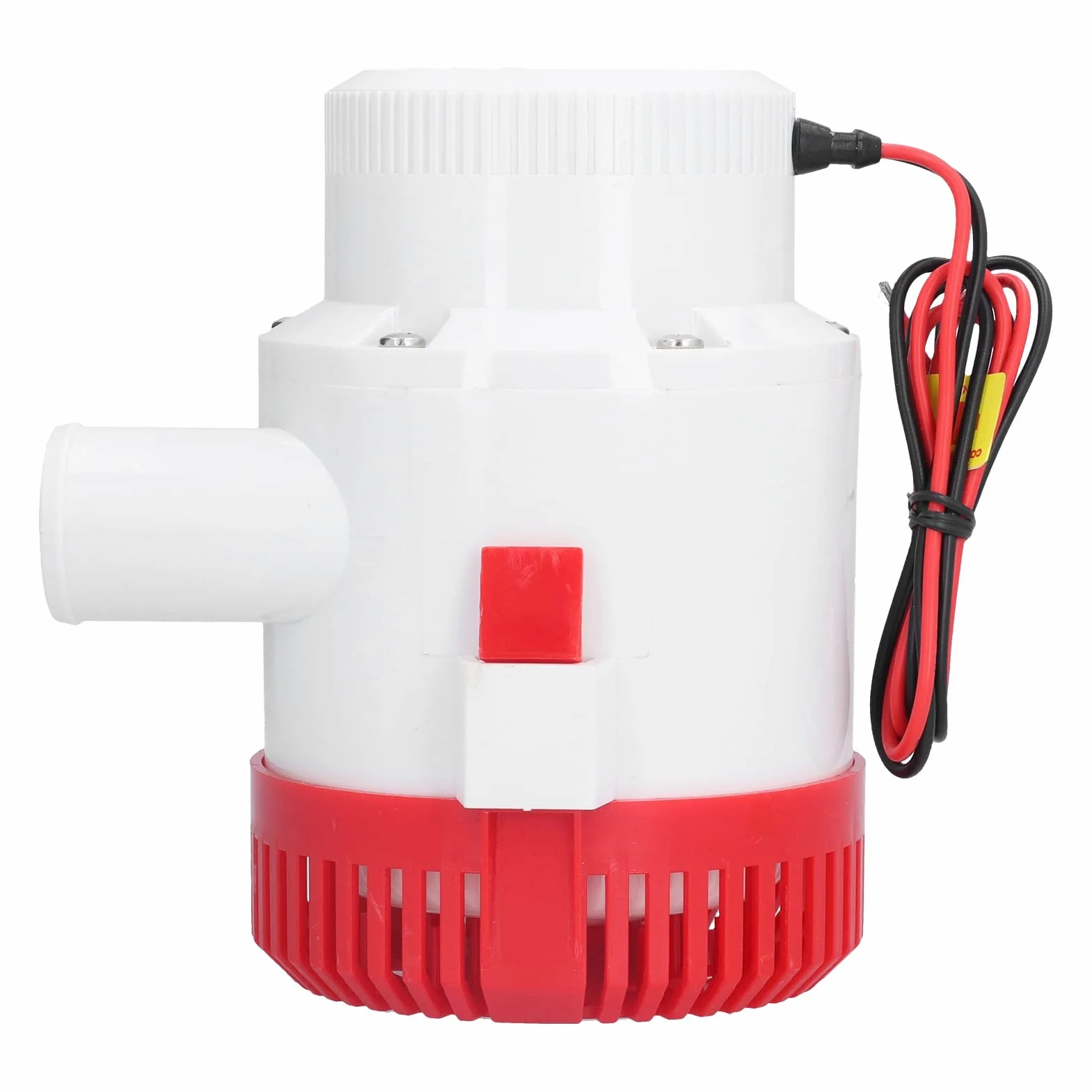 Alomejor Duża Pompa Zęzowa Wytrzymała, Odporna na rdzę Pompa Głębinowa do Drenażu i Oczyszczania ścieków. Materiał ABS (DC12V 3700GPH)