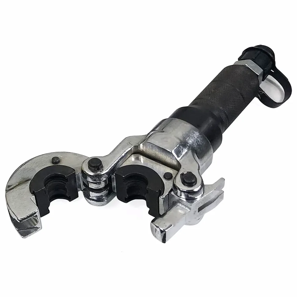 Hydrauliczne szczypce zaciskowe 6T, szczypce zaciskowe do rur miedzianych 12-32 mm, szczypce hydrauliczne do zaciskania z 9 końcówkami, do rur miedzianych lub ze stali nierdzewnej, rur aluminiowych,