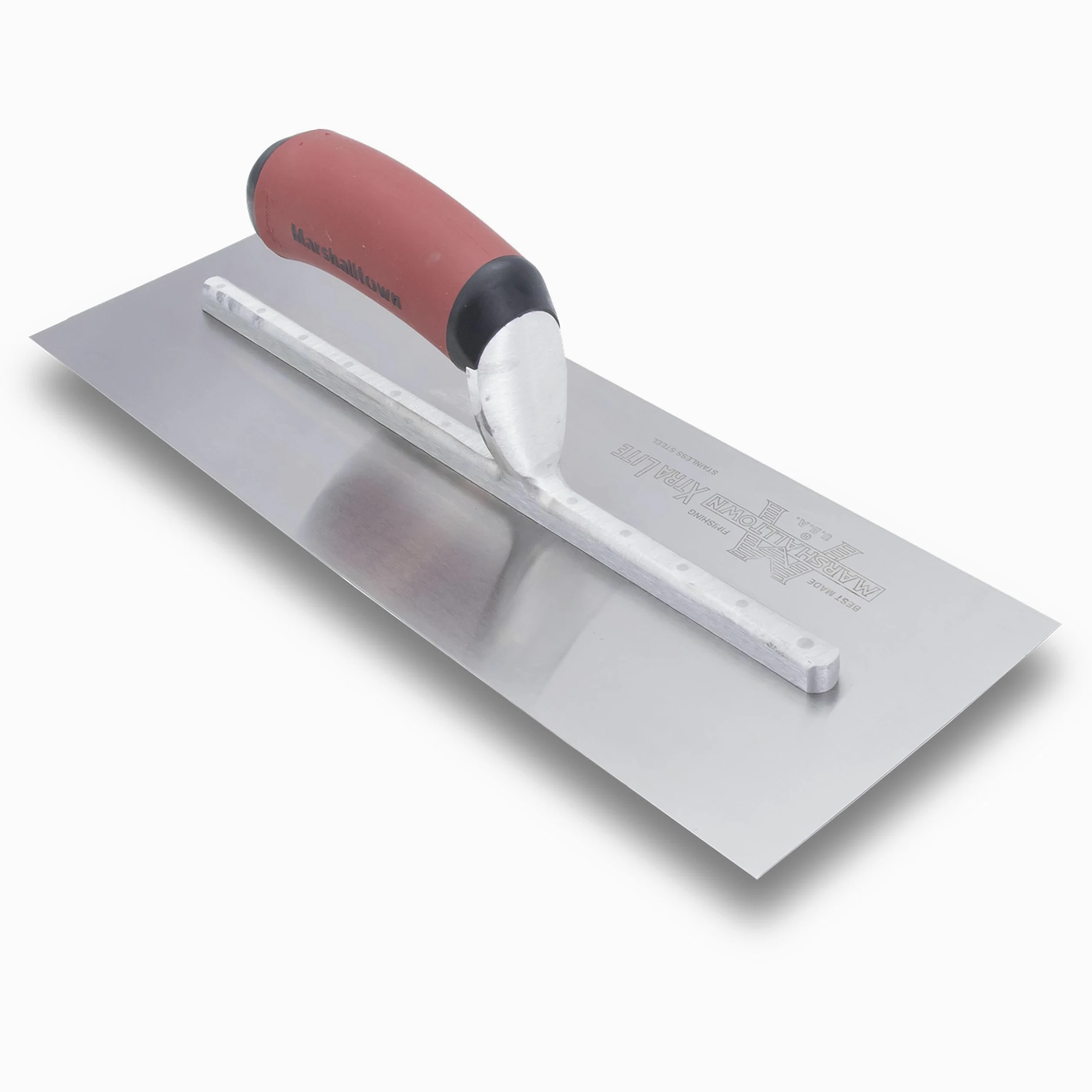 Marshalltown Paca płaska ze stali nierdzewnej z zakrzywionym uchwytem Durasoft, wymiary: 330x127 mm