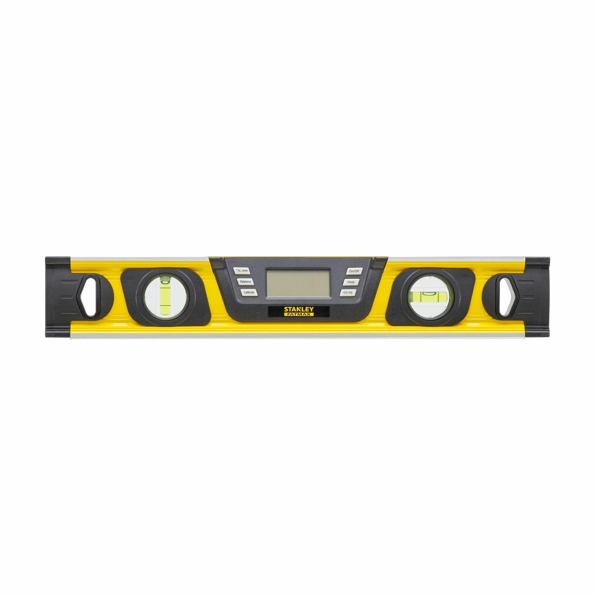 Stanley Pochyłomierz FatMax (cyfrowa poziomica w stopniach|procent mm/m, długość 40 cm, wyświetlacz LCD) 0-42-063