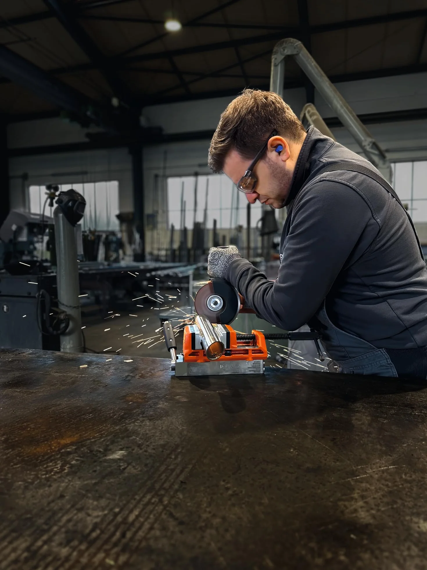 FEIN Para 110 mm, aluminiowe szczęki chroniące przed pryzmatem, 110 mm, najwyższa jakość, bez zarysowań, bezpieczne trzymanie