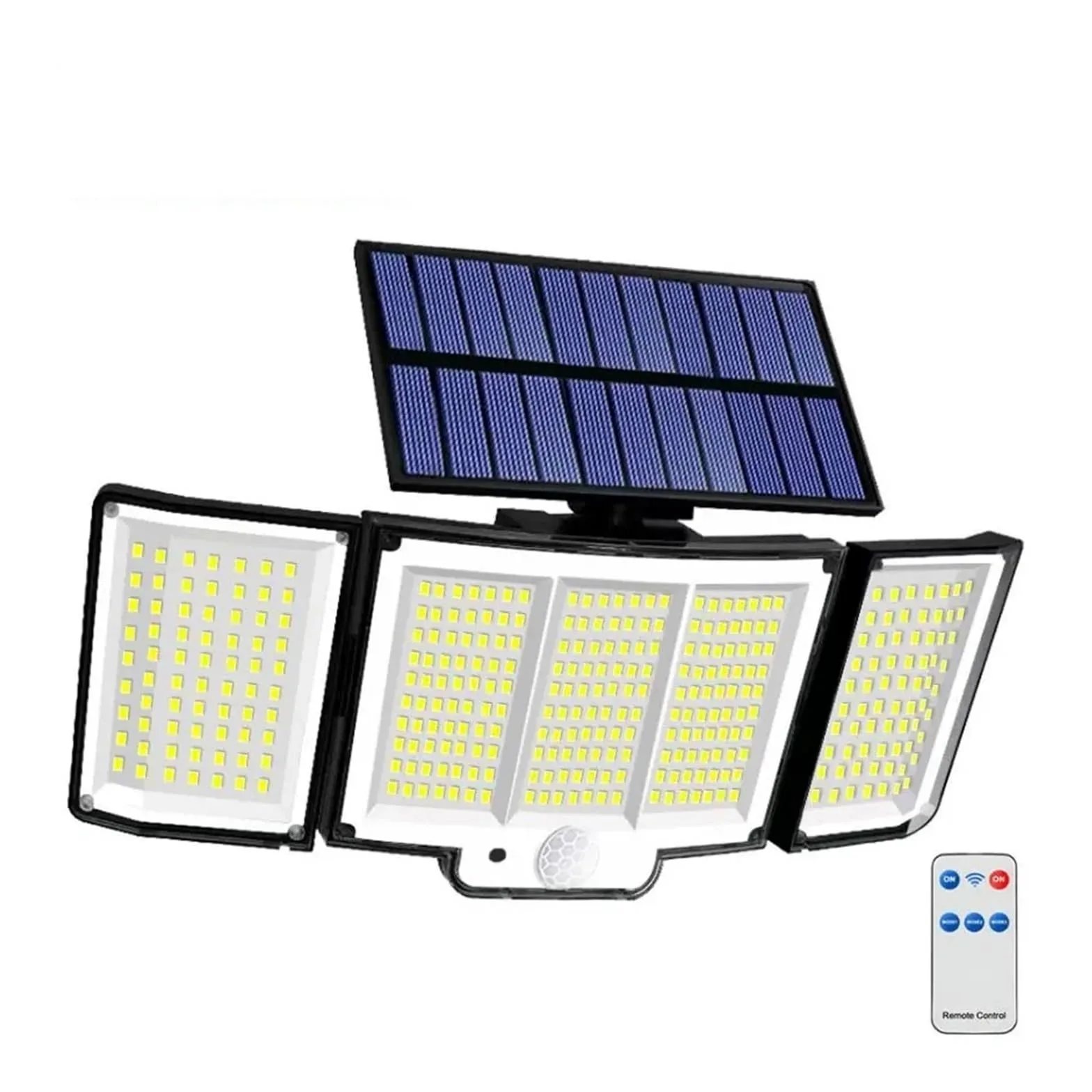 Zewnętrzne Naświetlacze, 348 Lampa słoneczna LED Zewnętrzna wodoodporna lampa IP65 z 3 trybami Solarna uliczna ogrodowa do chodnika na trawniku