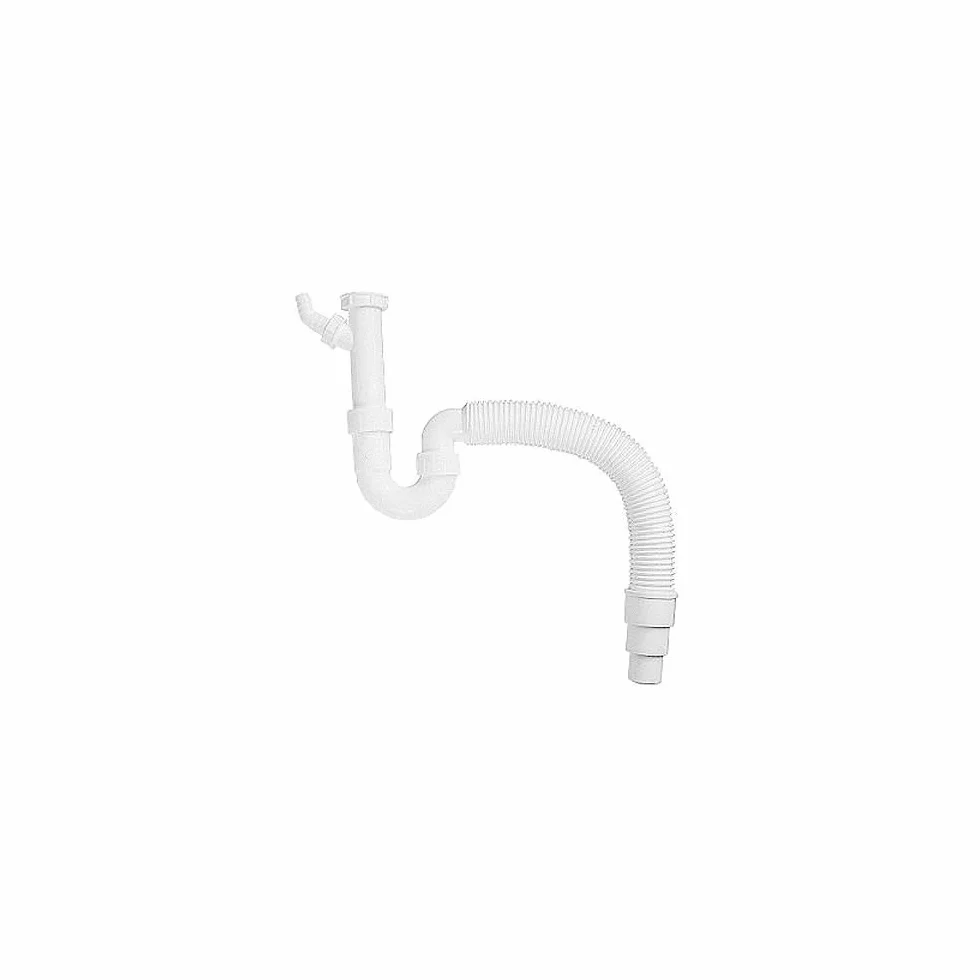 BLANCO Syfon 1 ½" z elastycznym wężem | odpływ Ø 40 lub 50 mm | z przyłączem do zmywarki