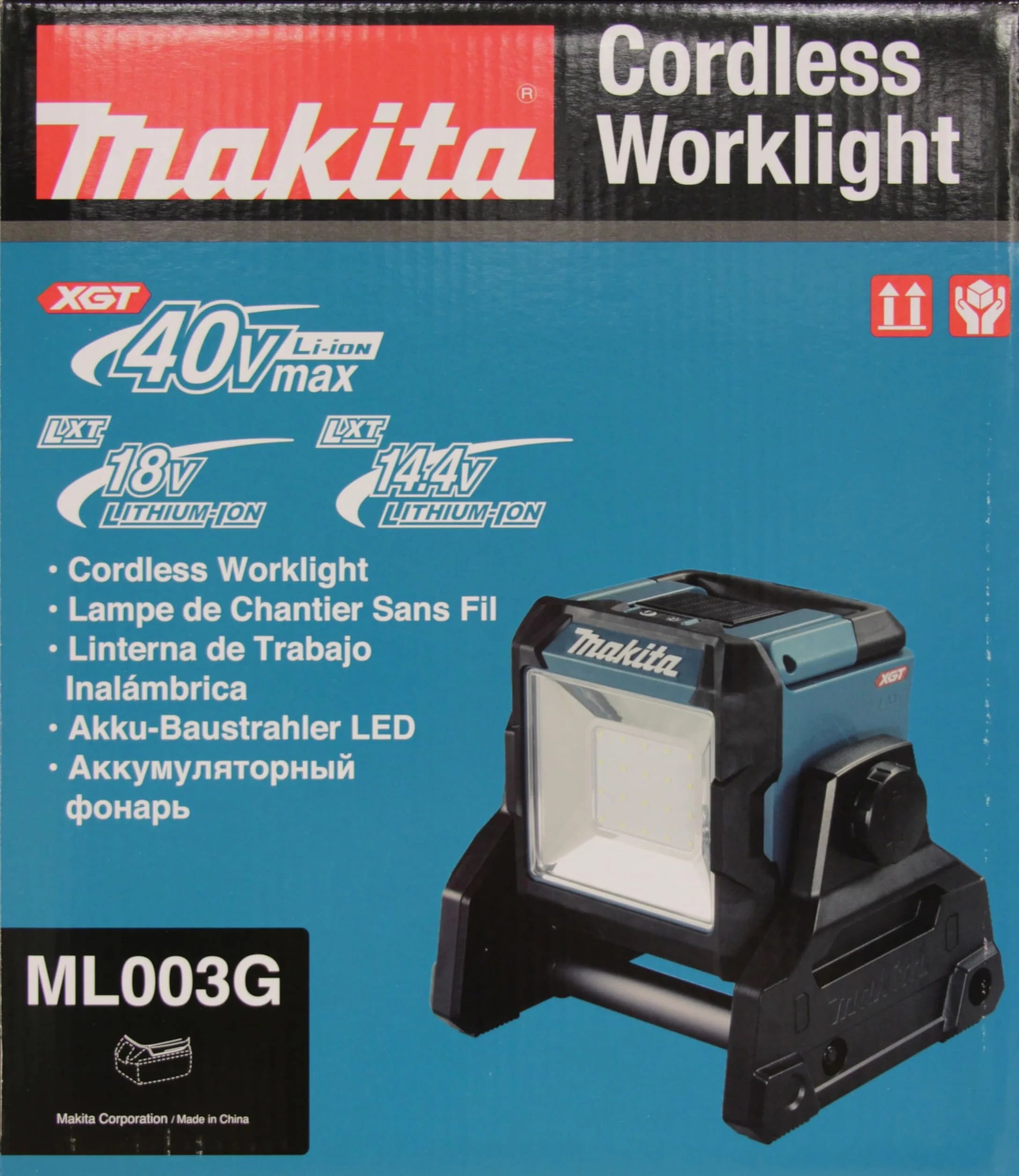 Makita Gt Lampa Robocza, Wielokolorowy, 1100 lumenów