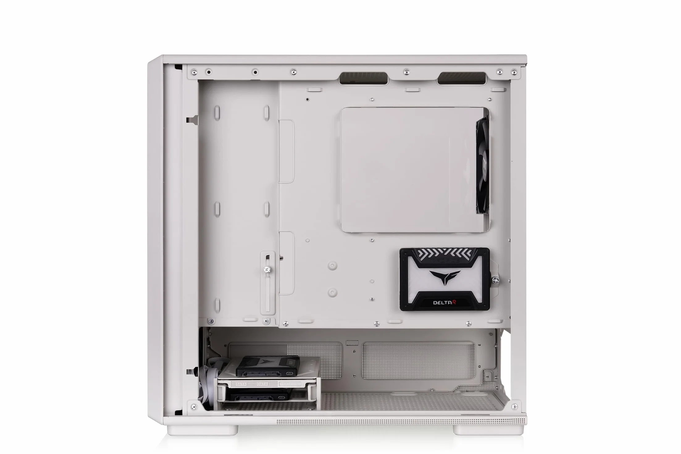 Thermaltake Retro 260 Obudowa Micro-ATX Beżowa 2 wentylatory 120 mm Hartowane szkło GPU 370 mm AIO 280 mm