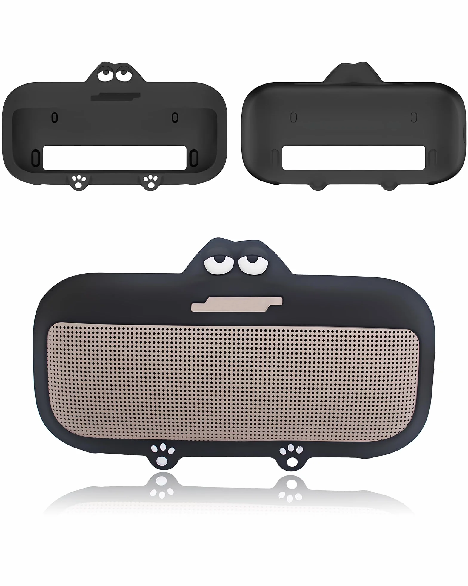 Silikonowe etui do głośnika Bluetooth Bose SoundLink Flex (2. generacji), antypoślizgowe, odporne na wstrząsy i stylowe, czarne