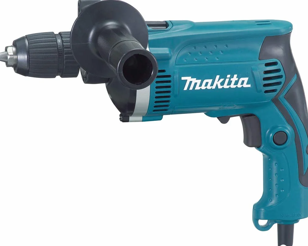 Makita Hp1631Kx3 Wiertarka Udarowa w Walizce 710 w Niebieski/Czarny