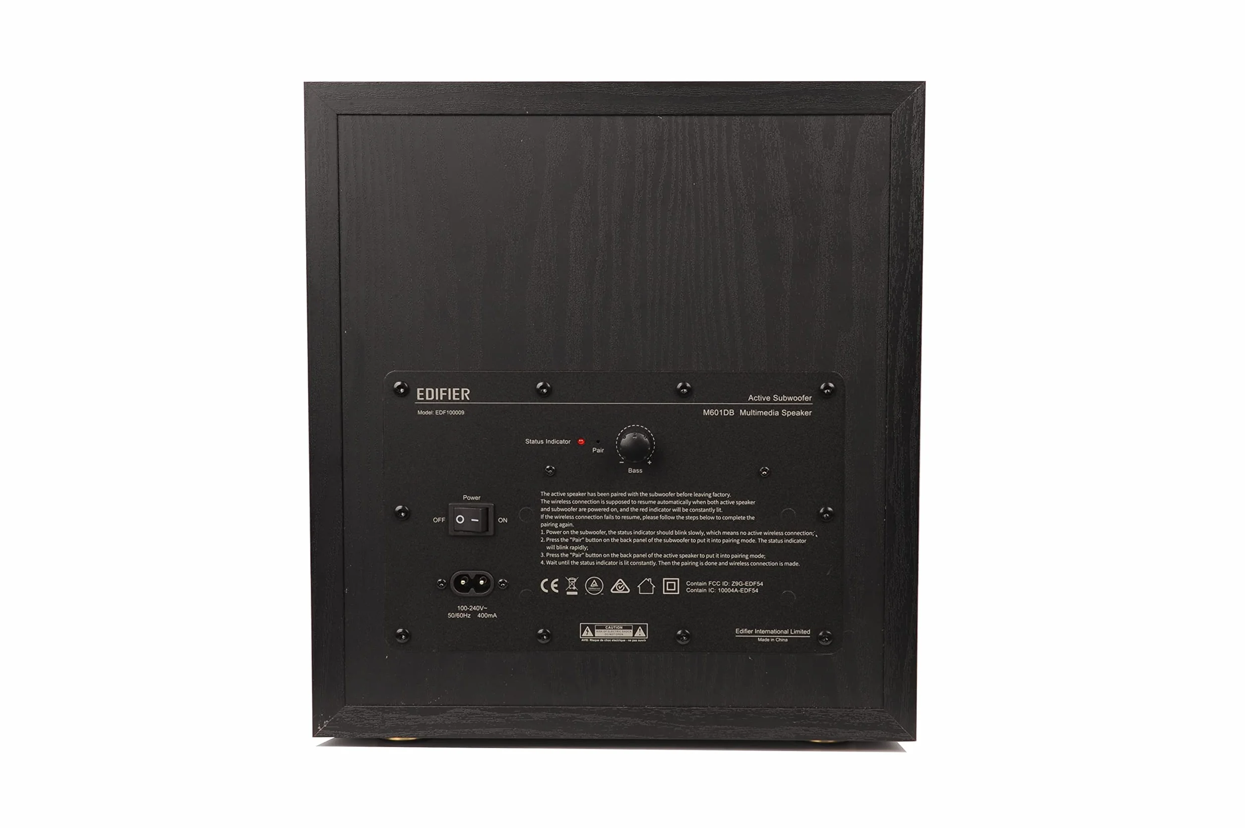 Edifier M601DB 2.1 system kina domowego 110 W Bluetooth V5.1 aptX subwoofer 21 cm