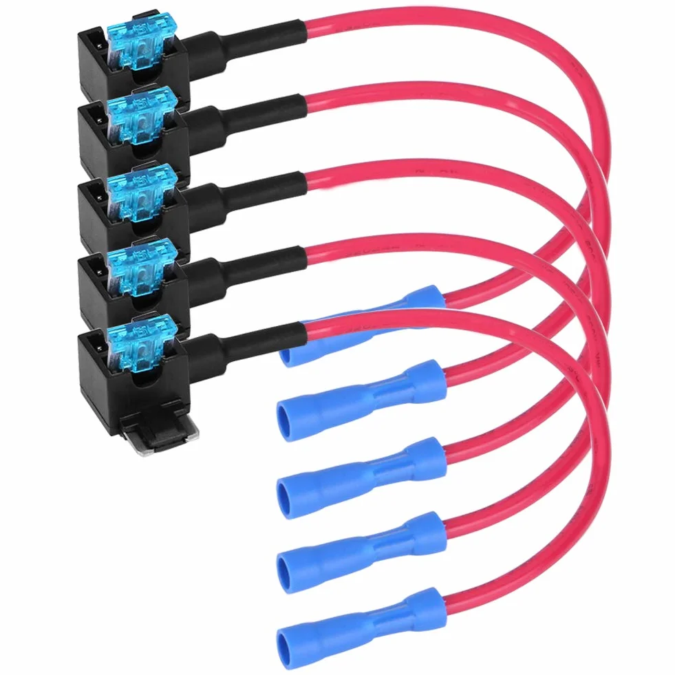 Adapter bezpiecznikowy 15 A mikro-mini do samochodu z uchwytem