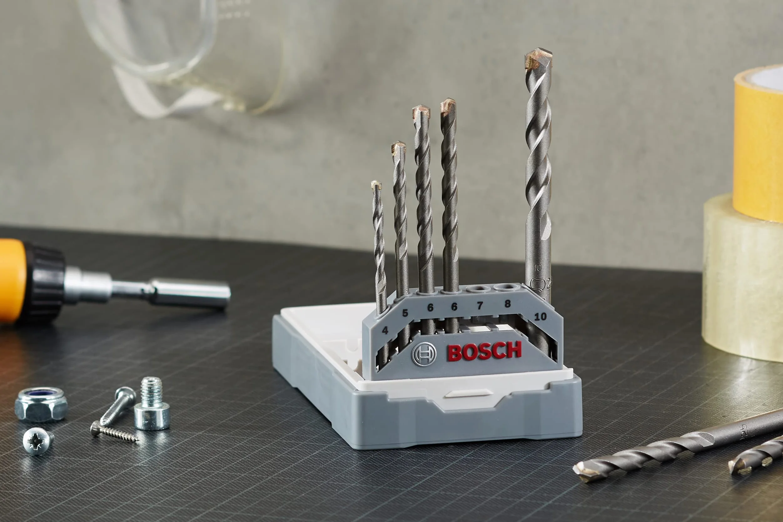 Bosch Professional 7 szt. Wiertła do betonu CYL-3 Set (for concrete, Ø 4/5/6/6/7/8/10 mm, Akcesoria wiertarek)