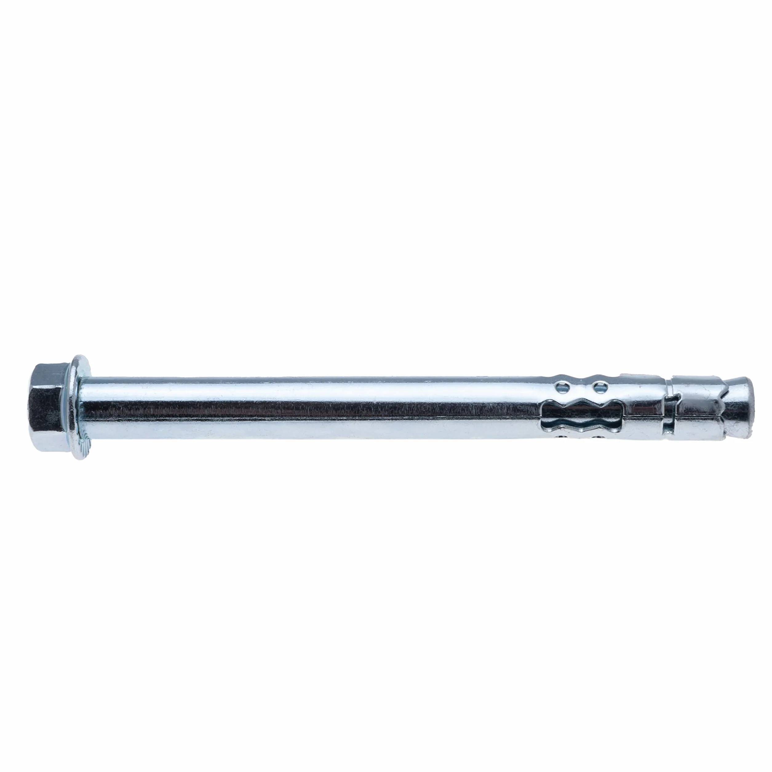 12 mm X 99 mm Kotwa tulejowa z nakrętką sześciokątną, śruba rozporowa z kołkiem gwintowanym, metalowy kołek rozporowy, wstępnie zmontowane kotwy klinowe do muru betonowego, ściany z cegły (Pack of 2)