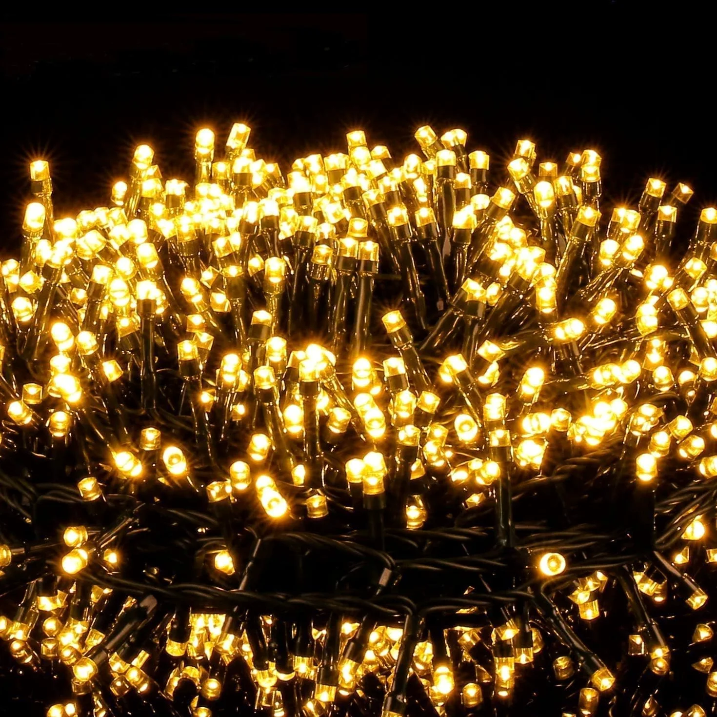 Avoalre Girlanda świąteczna 100M 1000LED Ciepłe Białe | 8 trybów świecenia, IP44 wodoodporna, Dekoracja choinki, Ogród, Urodziny oraz śluby