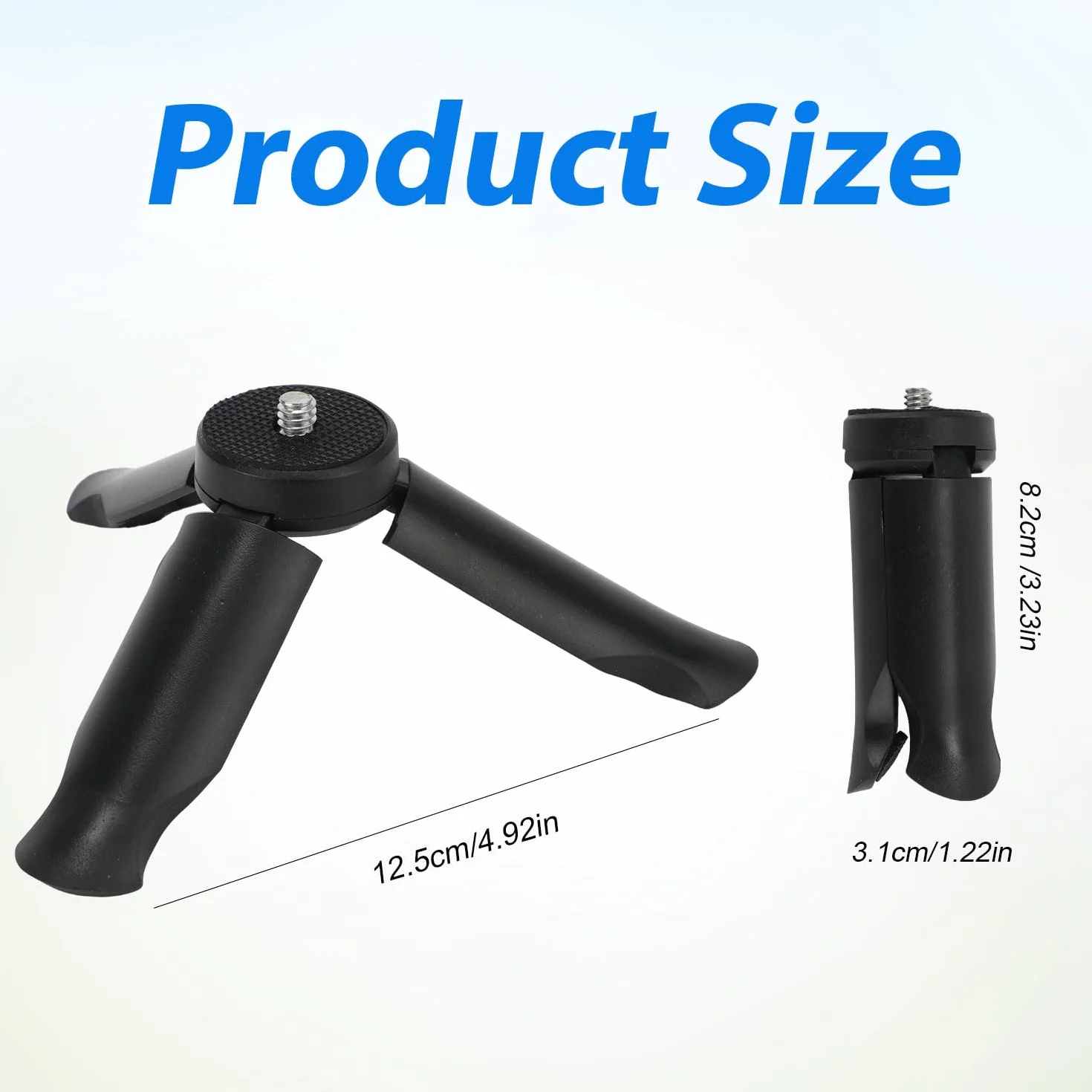 Miniaturowy Statyw do DJI Osmo Pocket 3 i 2, Przenośny Uchwyt Stołowy, Czarny