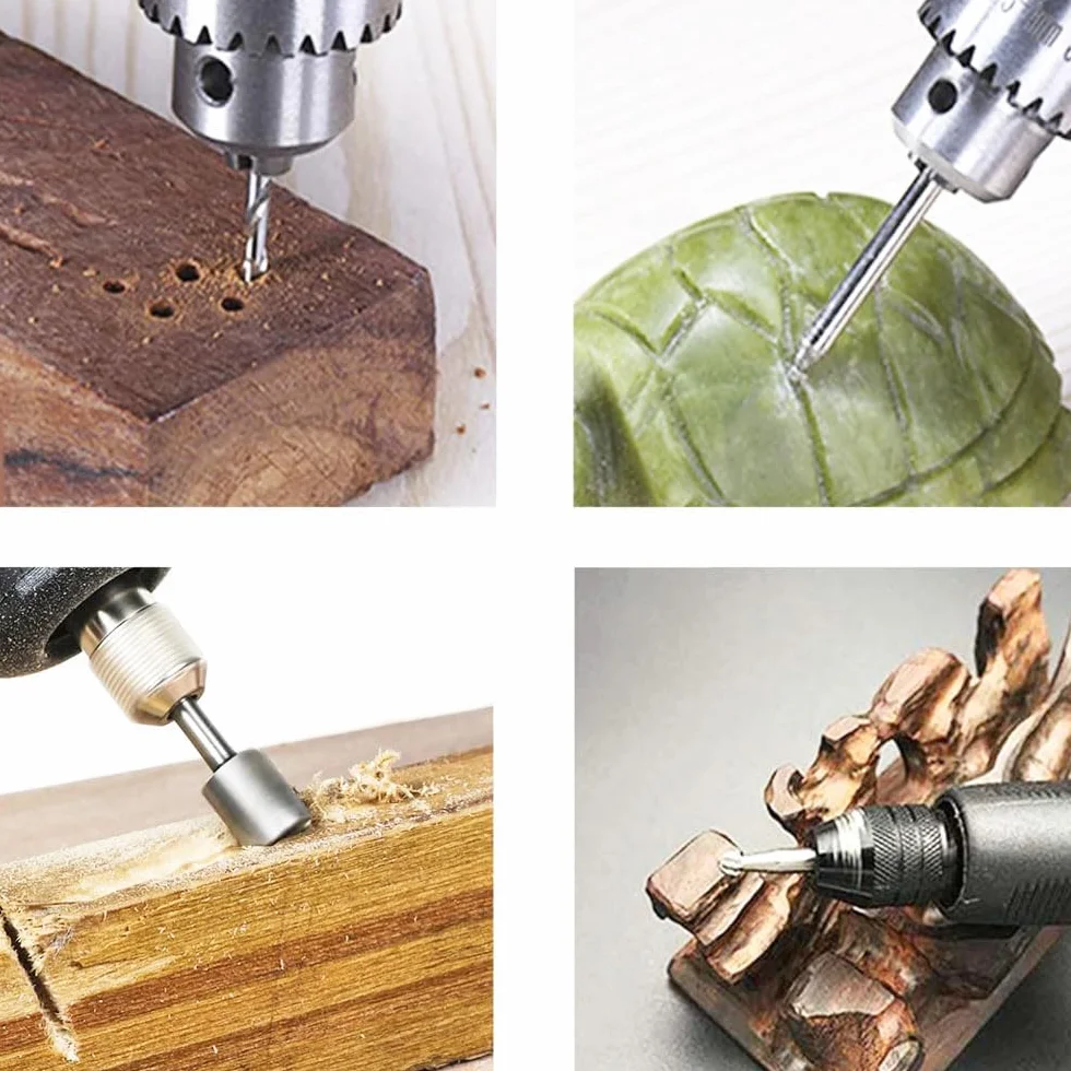 Rotary Burr - 6 sztuk 6 mm 1/4" trzonek aluminiowy Rotary Grat frez bardzo d?ugi 150 mm frez do metalu, stali, marmuru, jadeitu, ko?ci obróbki drewna