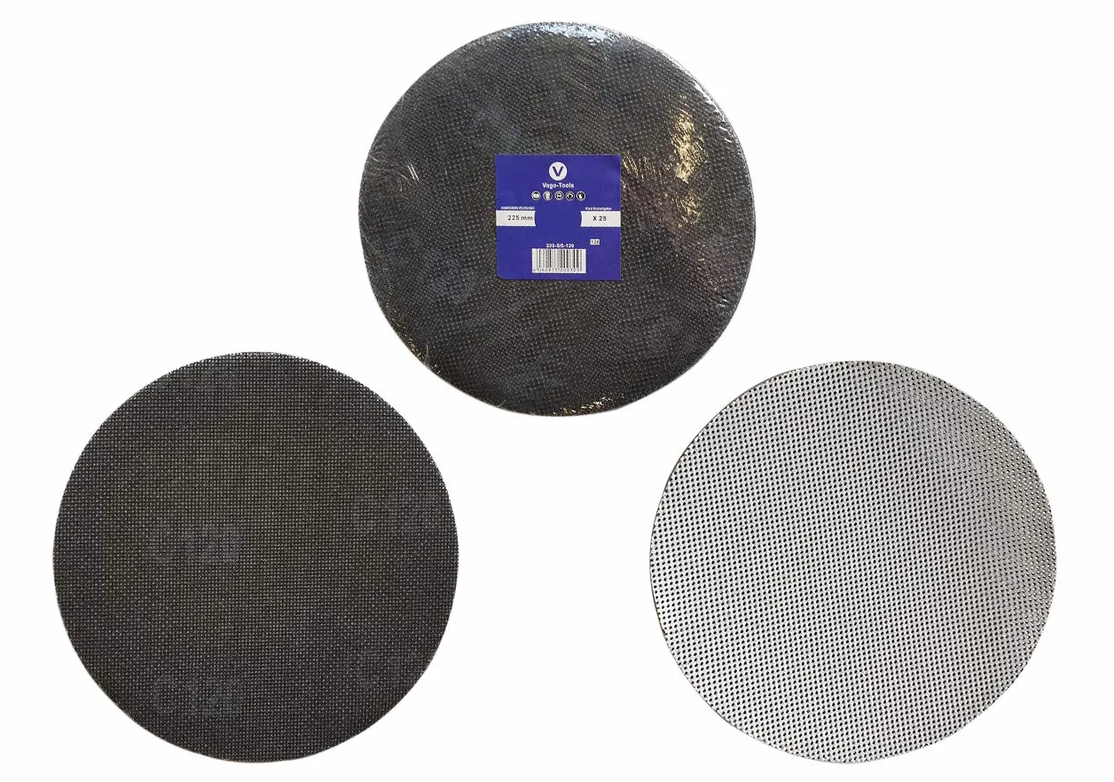 100 x kratka szlifierska 225 mm talerz szlifierski tarcze szlifierskie K 60 siatka