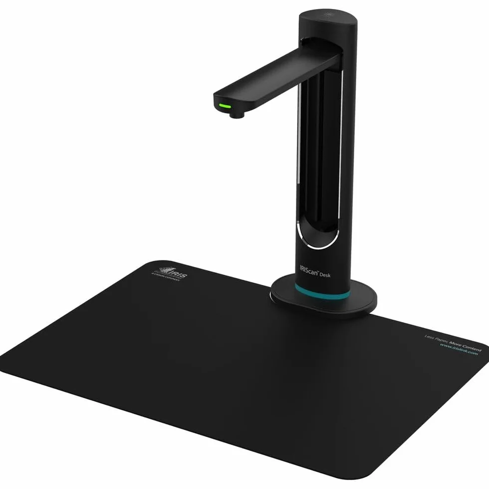 IRIScan Biurko 6 Biznes Przenośny Skaner A3 30 PPM USB OCR 138 Wizualizator AI Spłaszczenie Krzywizny Książki