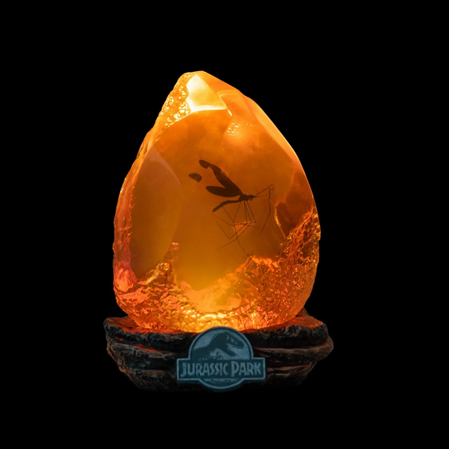 Grupo Erik Jurassic Park Lamp | Mosquito In Amber Table Lamp | Jurassic Park Merchandise | Jurassic Park Mosquito Desk Lamp | LED Lamp | Jurassic Park Gifts
