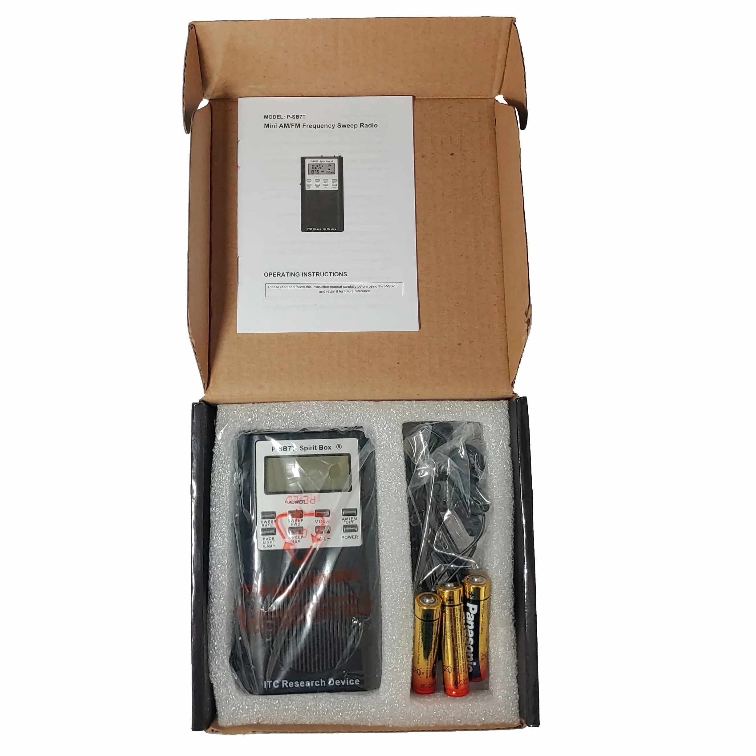 P-SB7 Rev 7 Spirit Box ITC Research FM/AM Ghost Box PSB7 radio paranormalne nowy model PSB7T SB7 P-SB7T 2023 model