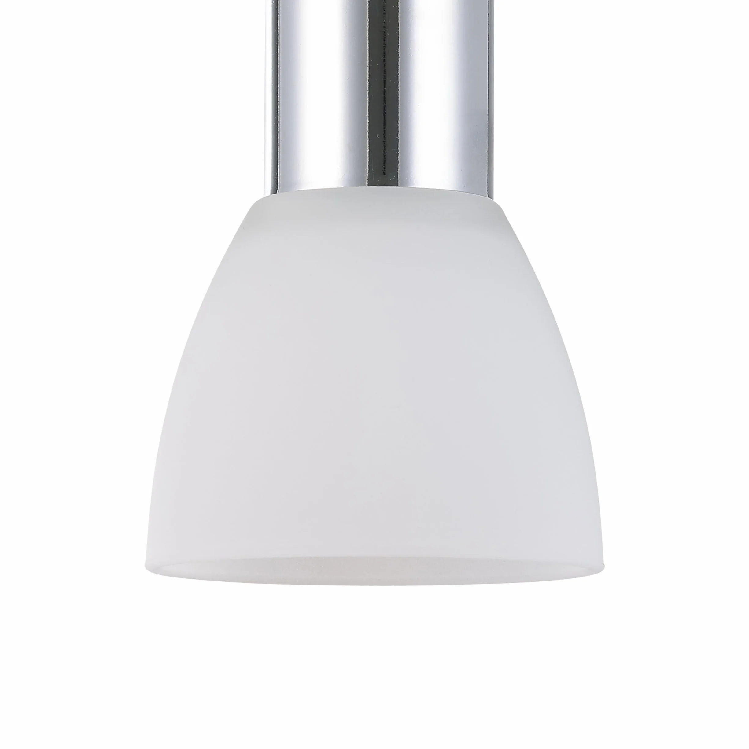 EGLO Naklejka na lustro, lampa ścienna, lampa lustra z metalu i matowego szkła opalowego, lampa łazienkowa w kolorze chromu, biała, lampa do wilgotnych pomieszczeń, IP20, oprawa E14