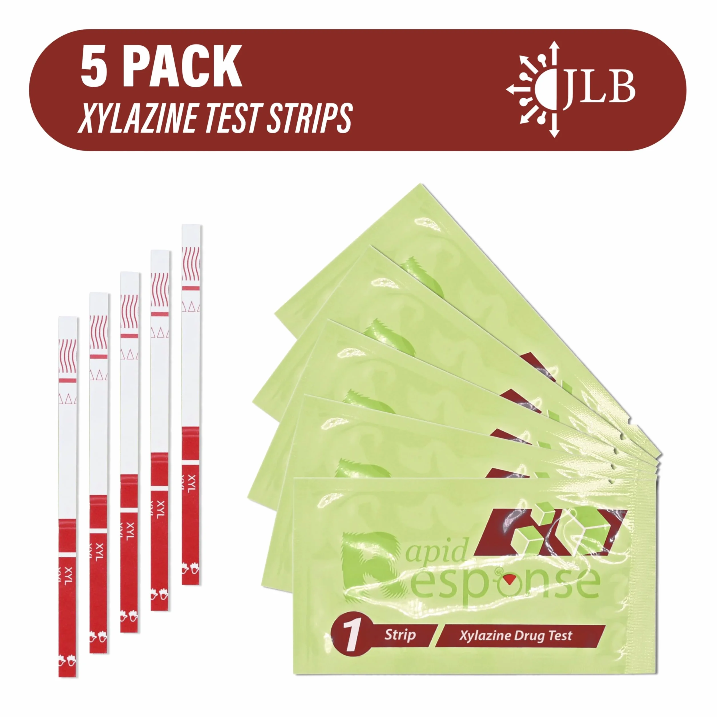 Rapid Response Paski testowe ksylazyny - lek zombie - #1 Global Selling Xylazine Strips - 5 sztuk
